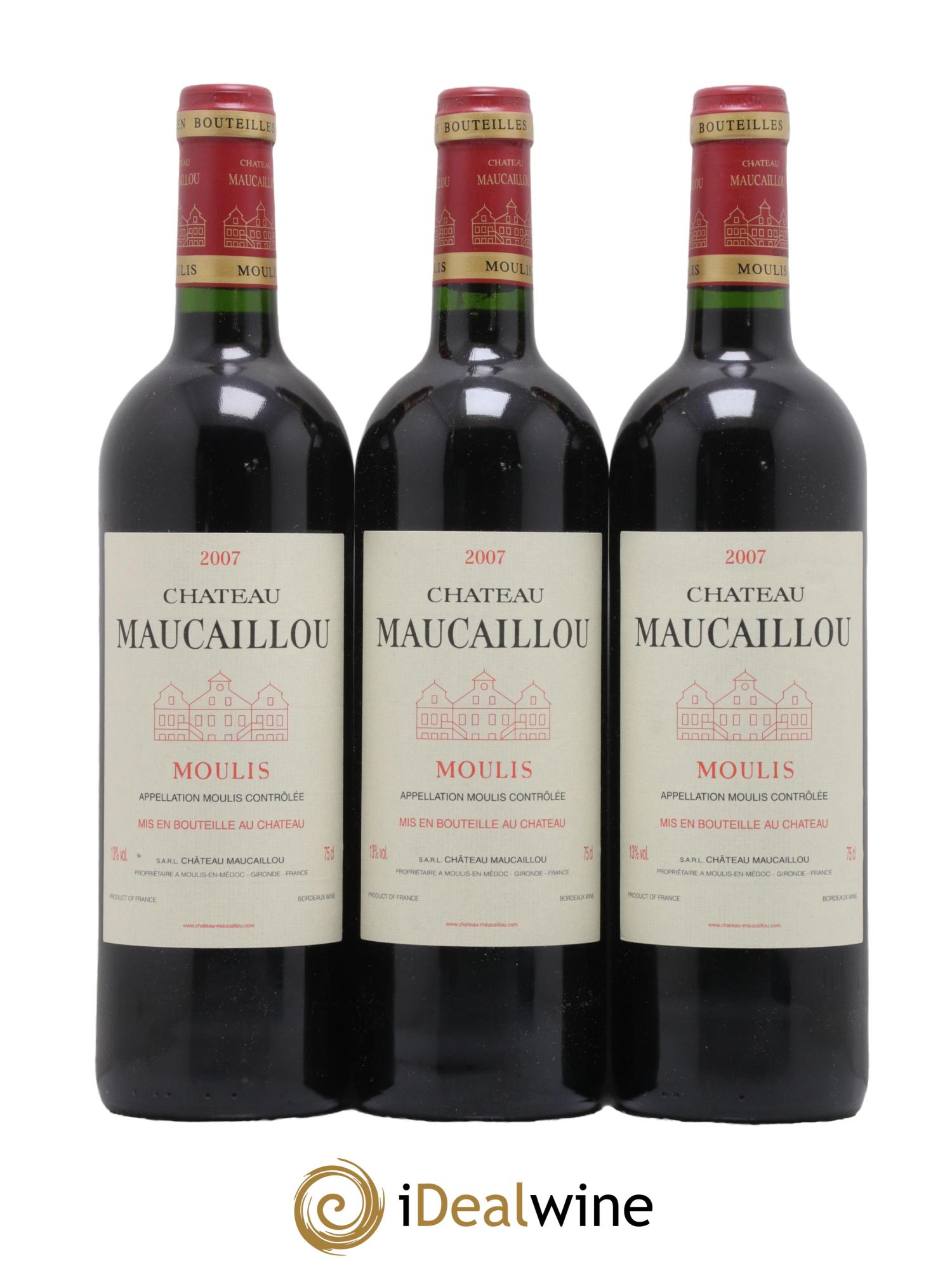 Château Maucaillou 2007 - Posten von 6 Flaschen - 2
