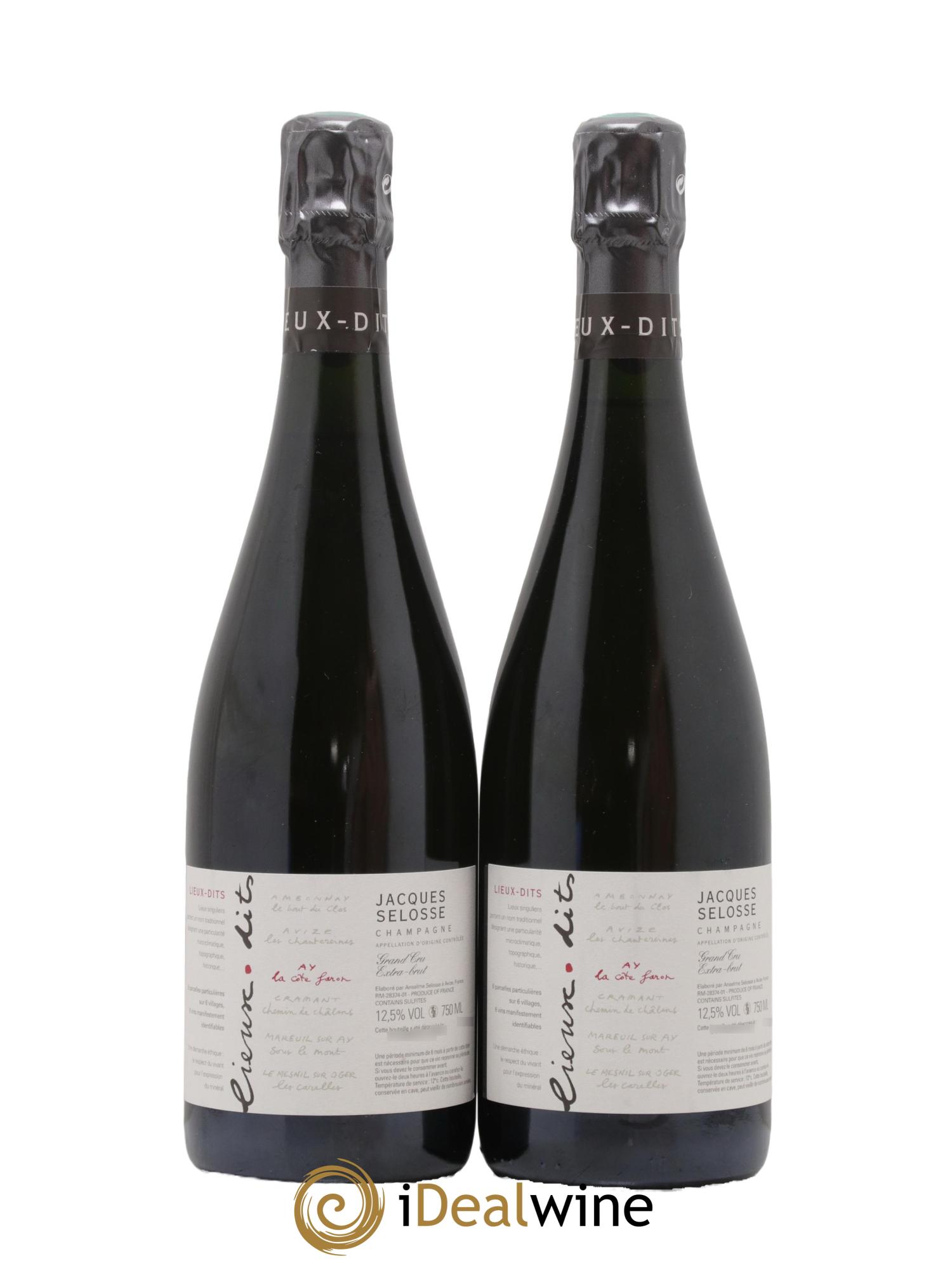 La Côte Faron Blanc de Noirs Grand Cru Extra-Brut Jacques Selosse - Lot de 2 bouteilles - 0
