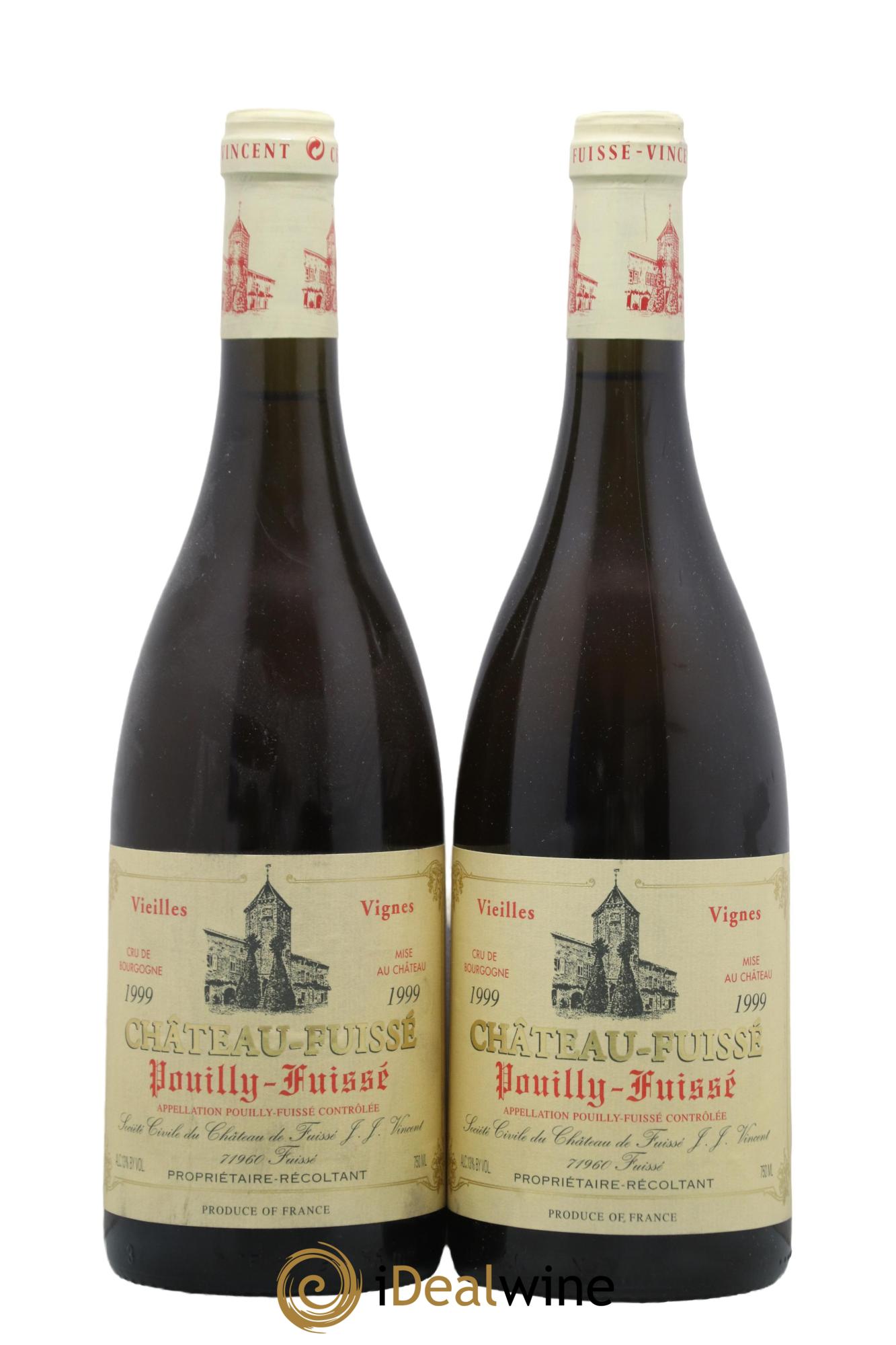 Pouilly-Fuissé Vieilles Vignes Château Fuissé 1999 - Lot de 2 bouteilles - 0