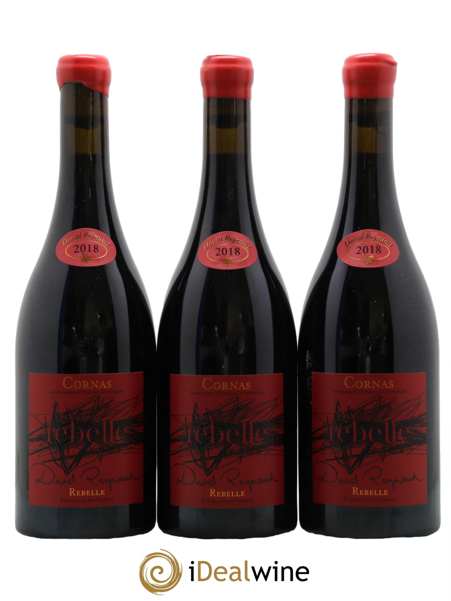 Cornas Rebelle David Reynaud 2018 - Lot de 3 bouteilles - 0