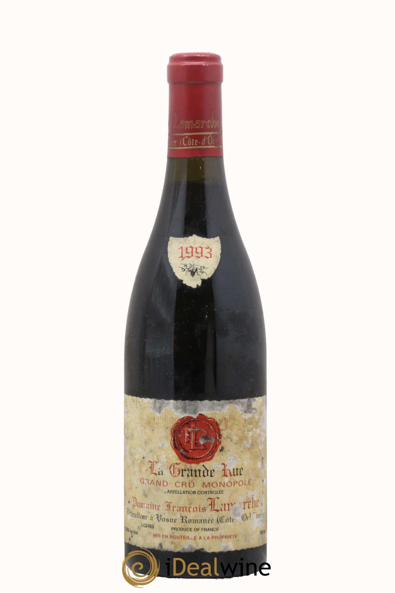 La Grande Rue Grand Cru Lamarche (Domaine) 1993 - Lot de 1 bouteille - 0