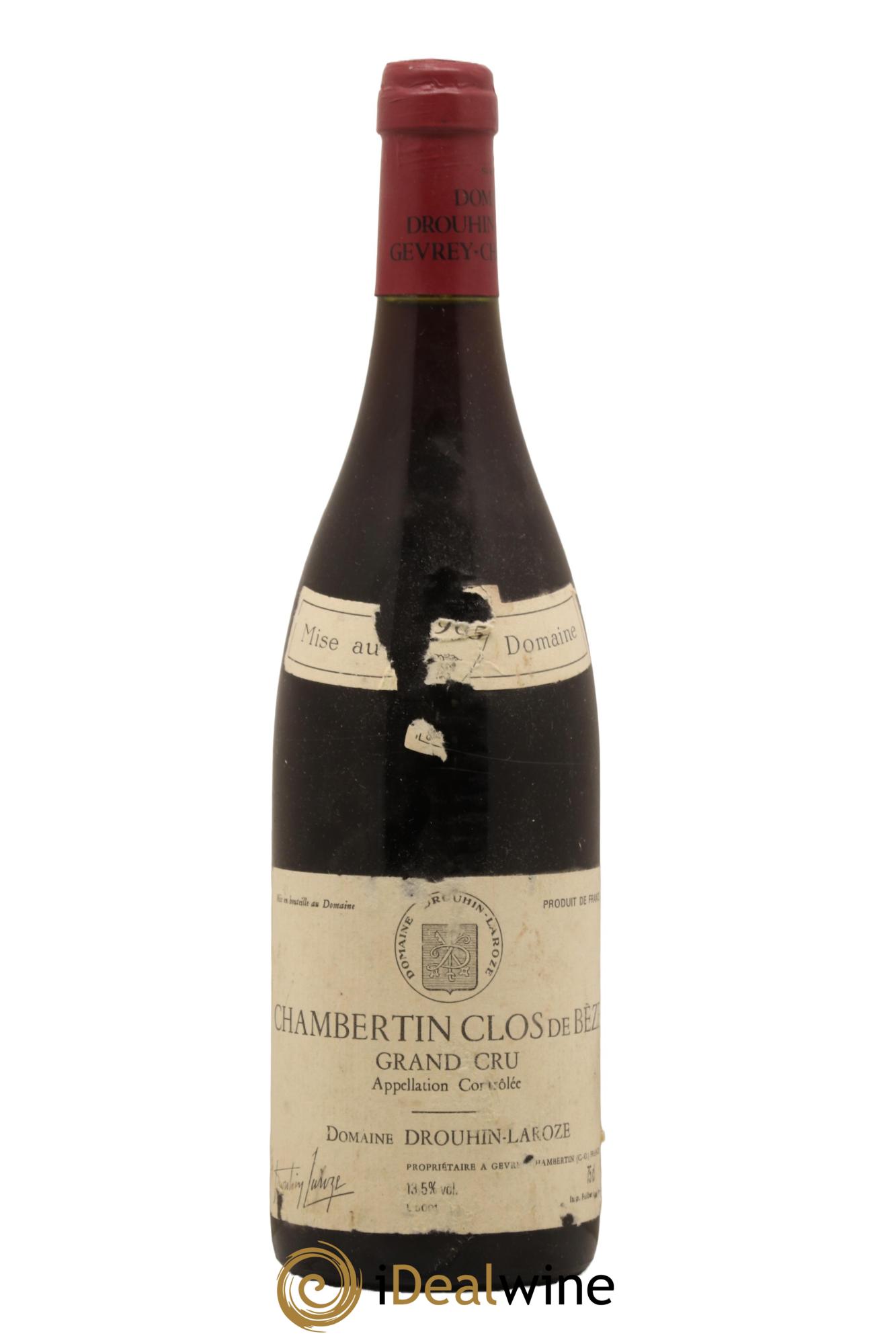 Chambertin Clos de Bèze Grand Cru Domaine Drouhin-Laroze 1995 - Lot de 1 bouteille - 0