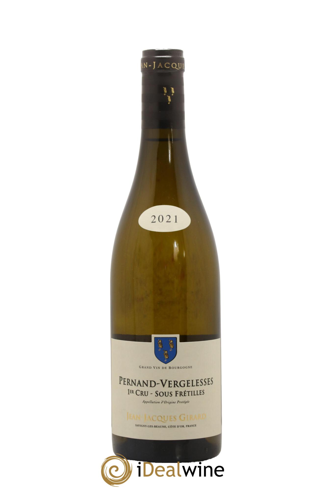 Pernand-Vergelesses 1er Cru Sous Frétilles Jean-Jacques Girard 2021 - Lot de 1 bouteille - 0