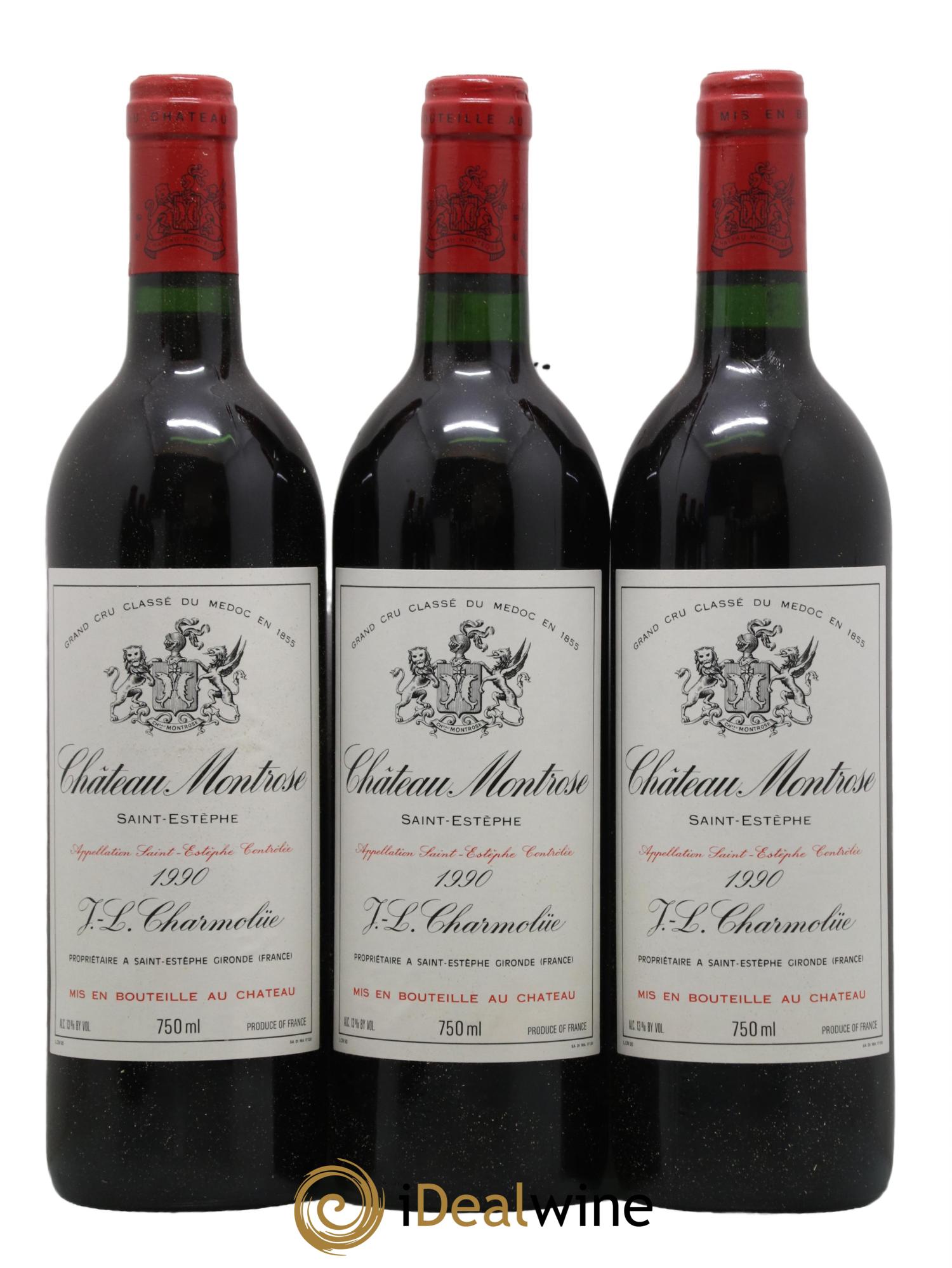 Château Montrose 2ème Grand Cru Classé 1990 - Lot de 12 bouteilles - 4
