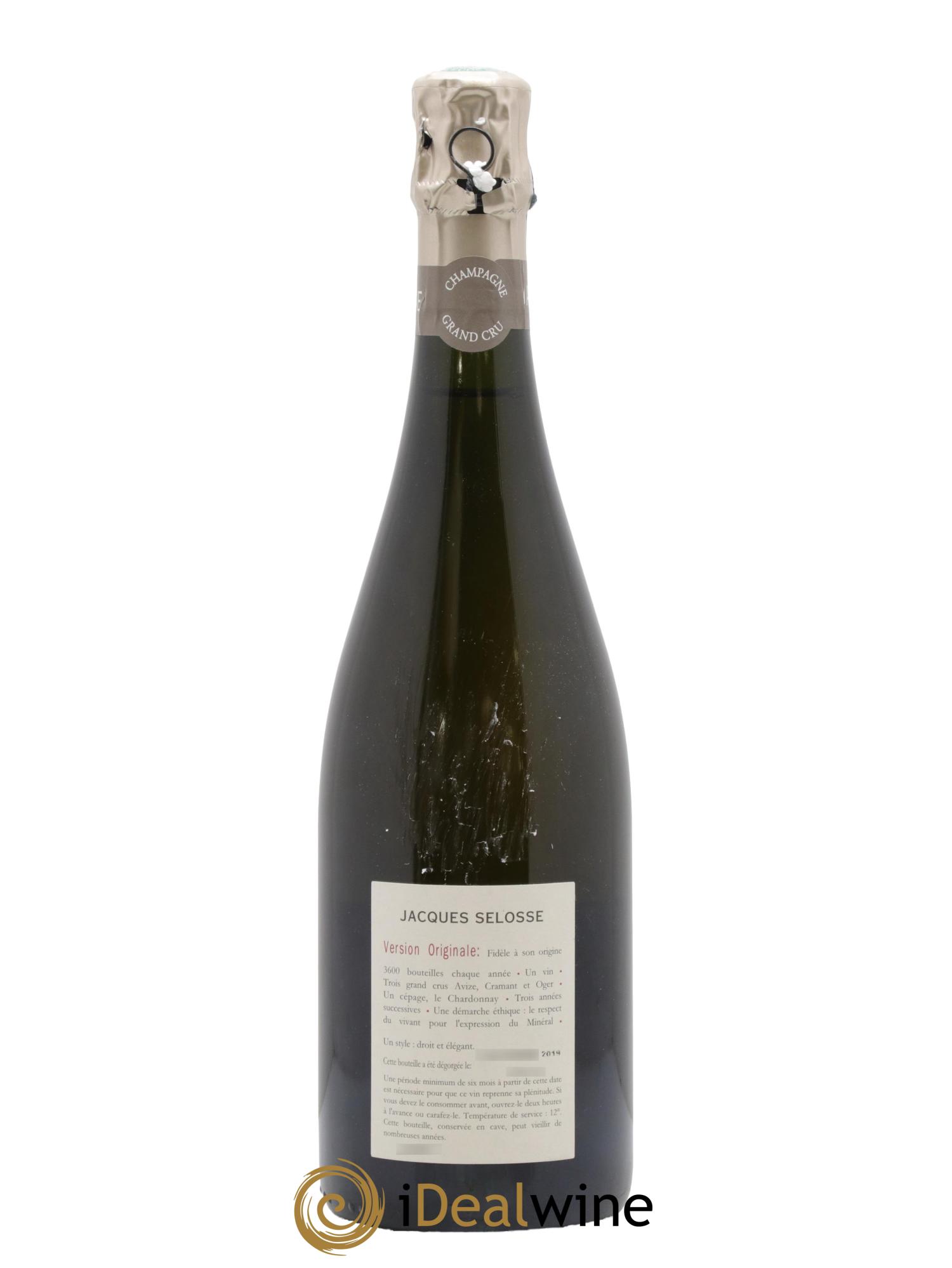 Version Originale Jacques Selosse - Lot of 1 bottle - 1