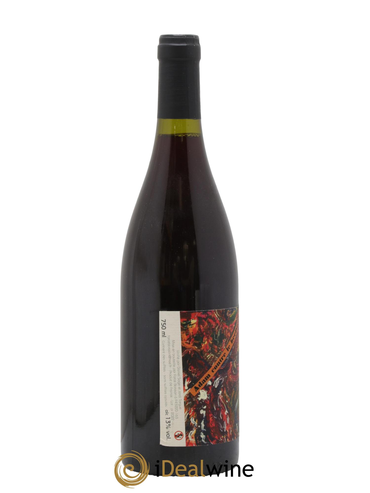 Vin de France Adam Contre le Beefsteak Daniel Sage 2021 - Lot de 1 bouteille - 1