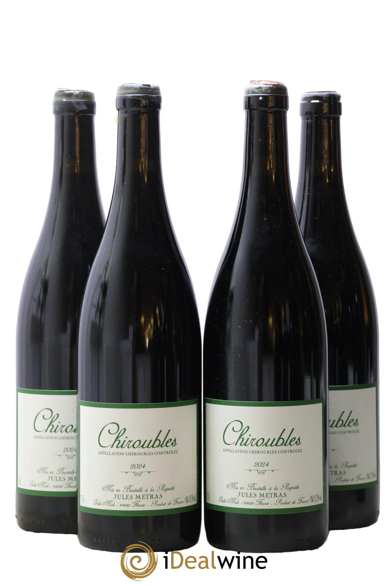 Chiroubles Jules Métras (Domaine) 2024 - Lot de 4 bouteilles - 0