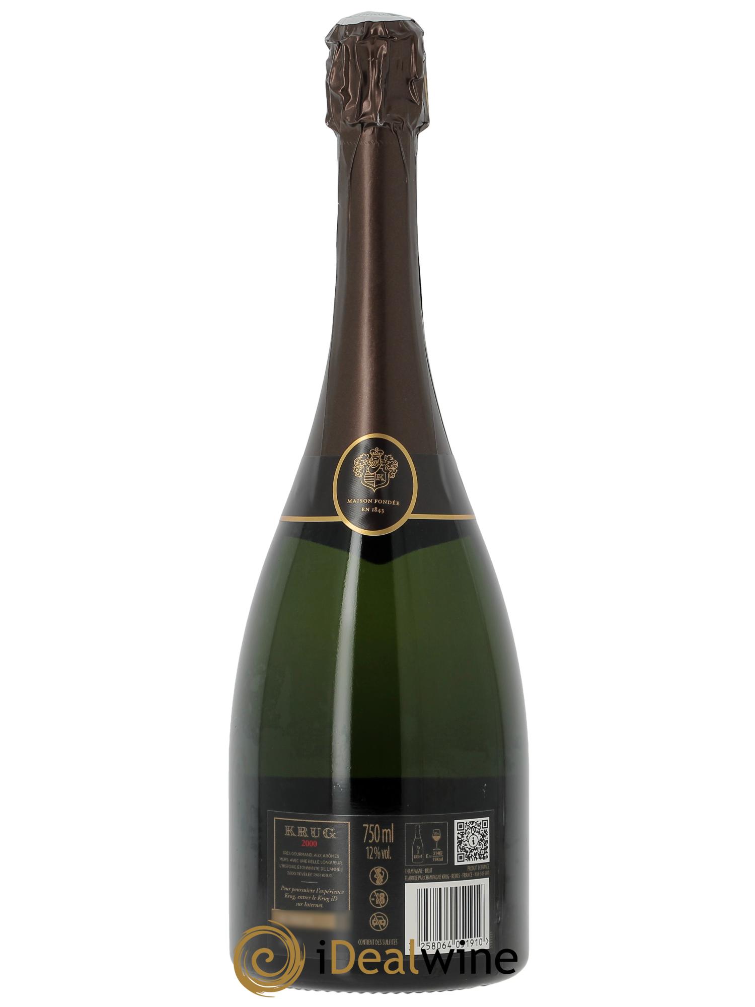 Coffret Vintage Krug 2000 - Lotto di 1 bottiglia - 2