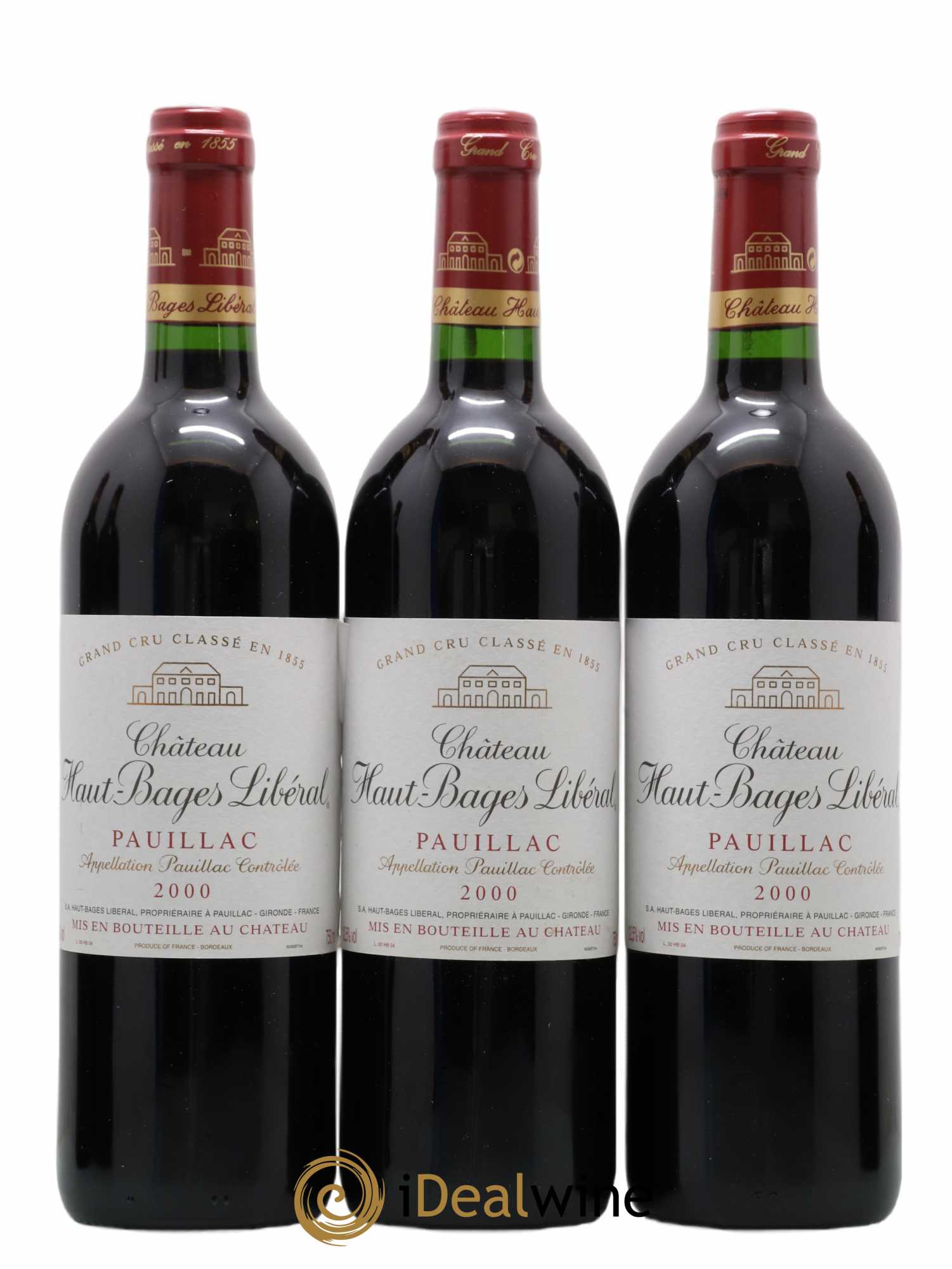 Château Haut Bages Libéral 5ème Grand Cru Classé 2000 - Lot de 12 bouteilles - 3