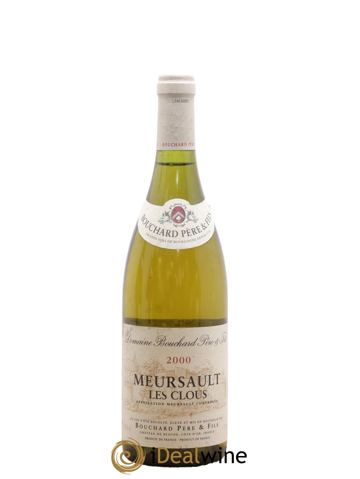 Meursault Les Clous Bouchard Père & Fils 2000 - Lot de 1 bouteille - 0