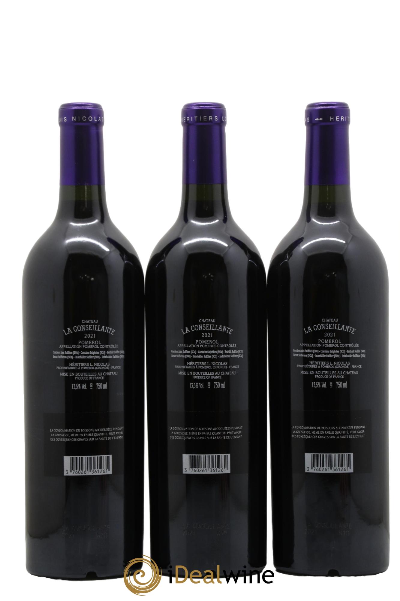 Château la Conseillante  2021 - Lot of 6 bottles - 2