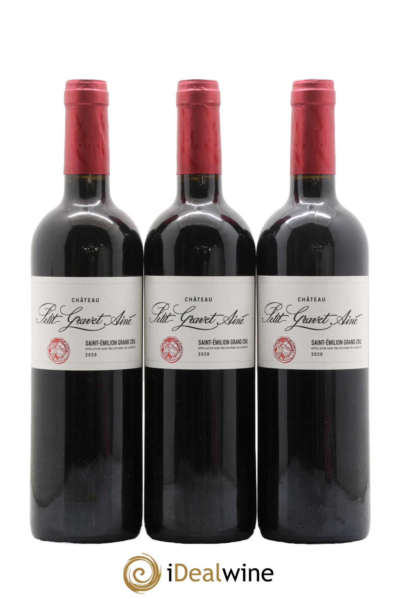 Saint-Émilion Grand Cru Château Petit Gravet Ainé 2020 - Posten von 6 Flaschen - 2