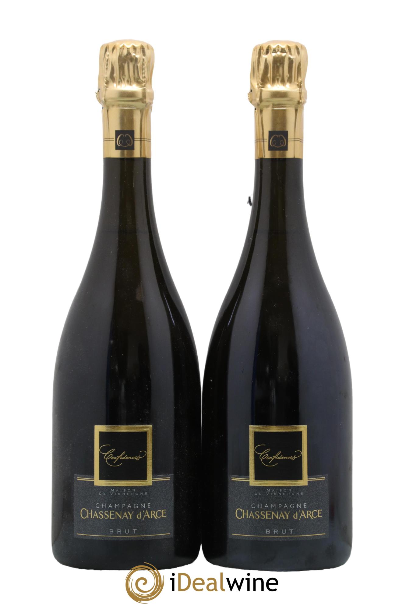 Champagne Confidences Brut Chassenay D'Arce - Lot de 2 bouteilles - 0