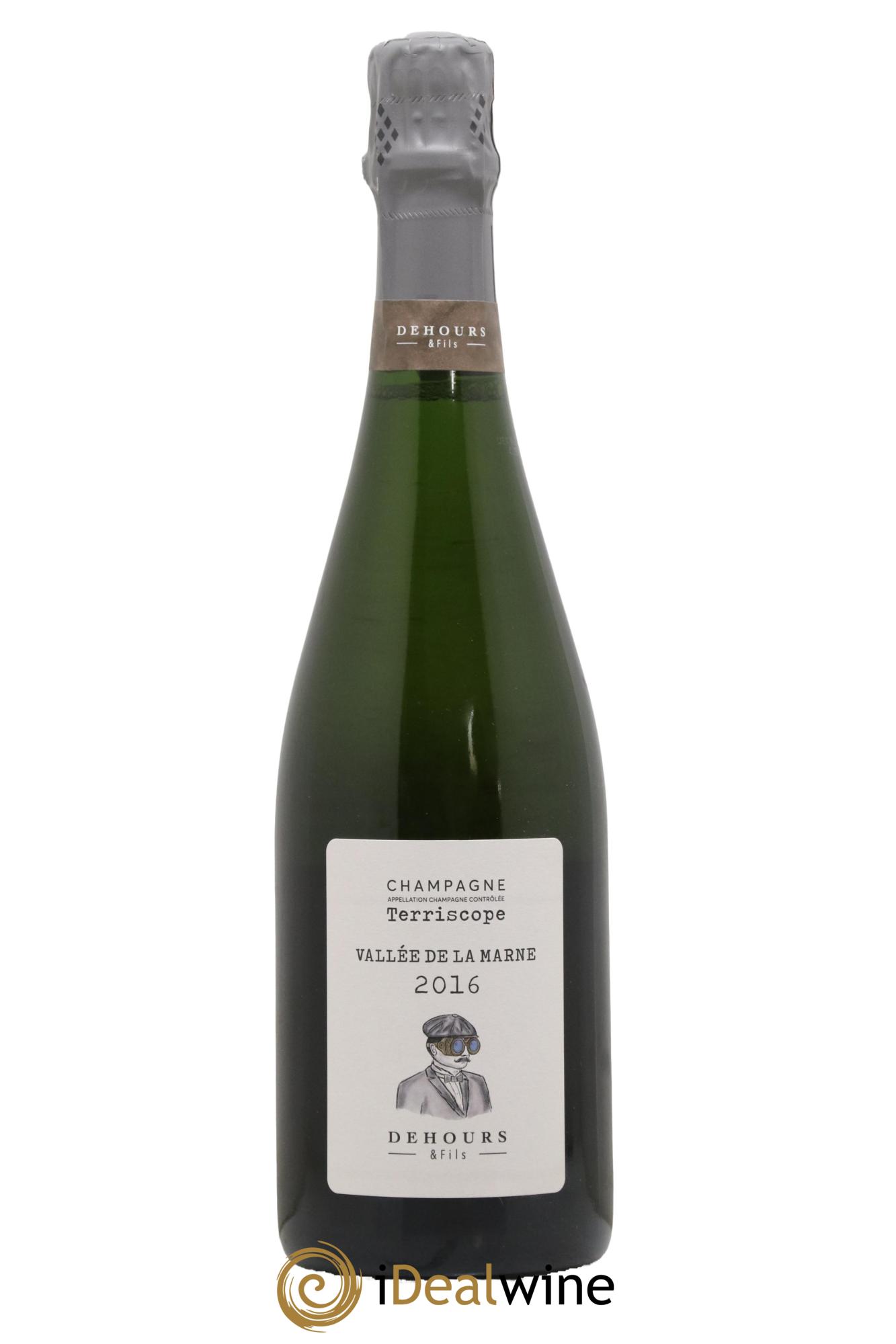 Champagne Extra Brut Terriscope Maison Dehours et Fils 2016 - Lot de 1 bouteille - 0