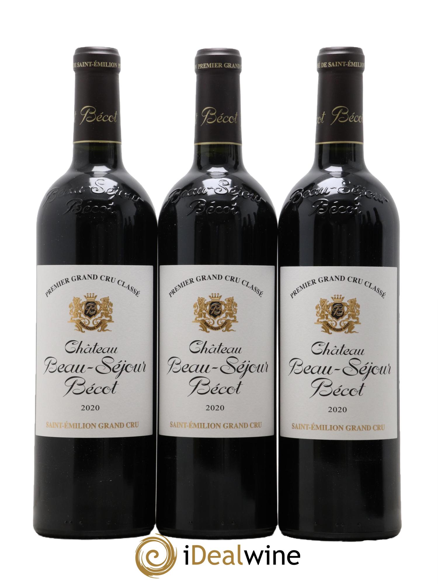 Château Beau-Séjour Bécot 1er Grand Cru Classé B 2020 - Lot de 6 bouteilles - 1