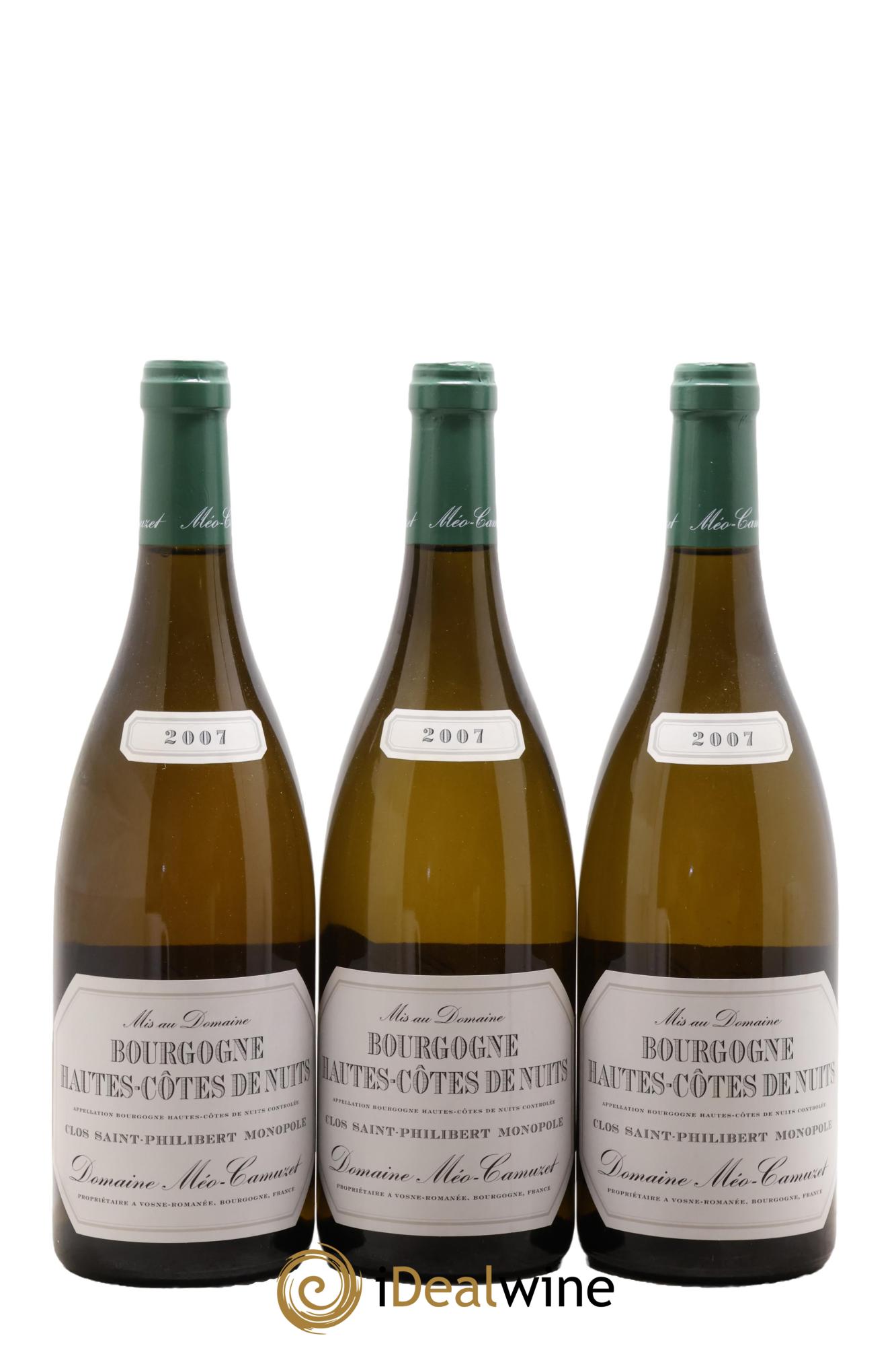 Hautes-Côtes de Nuits Clos Saint-Philibert Méo-Camuzet (Domaine) 2007 - Lotto di 3 bottiglie - 0
