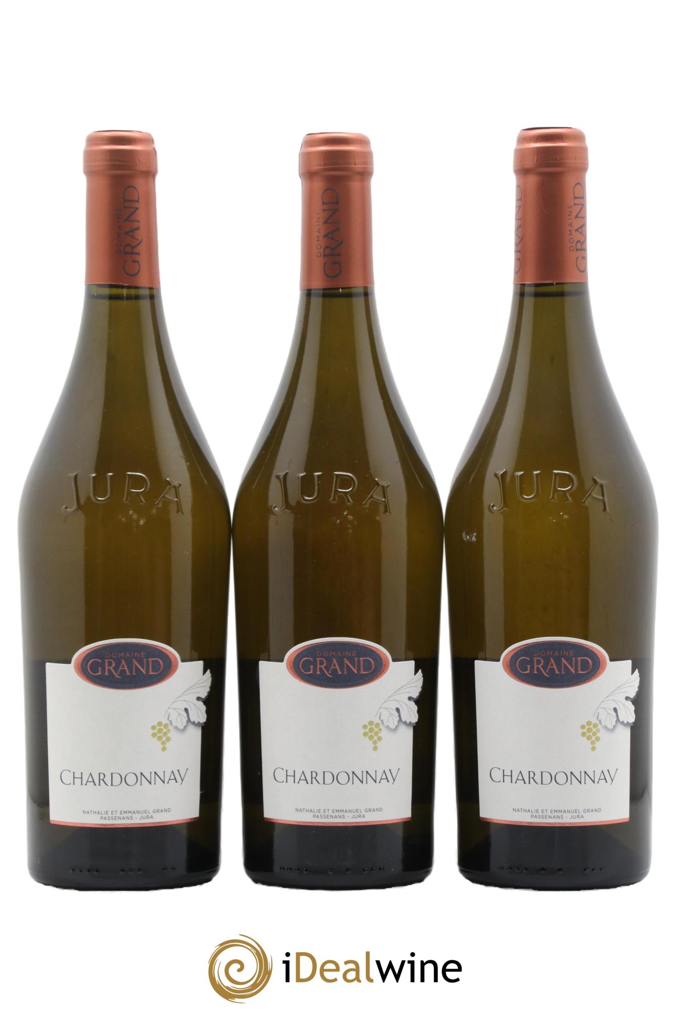 Côtes du Jura Chardonnay Domaine Grand 2017 - Lot of 3 bottles - 0