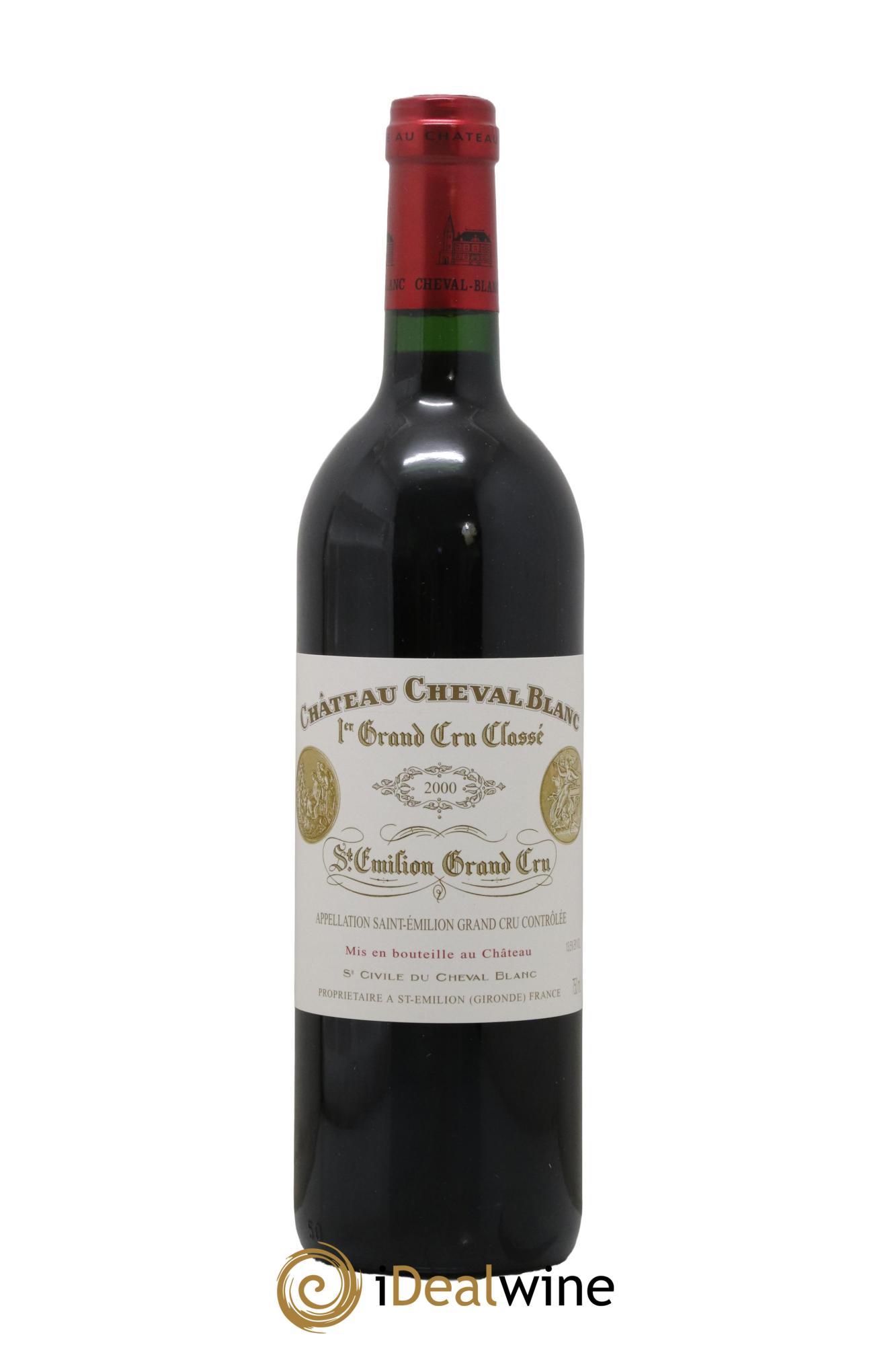 Château Cheval Blanc 1er Grand Cru Classé A 2000 - Lot de 1 bouteille - 0
