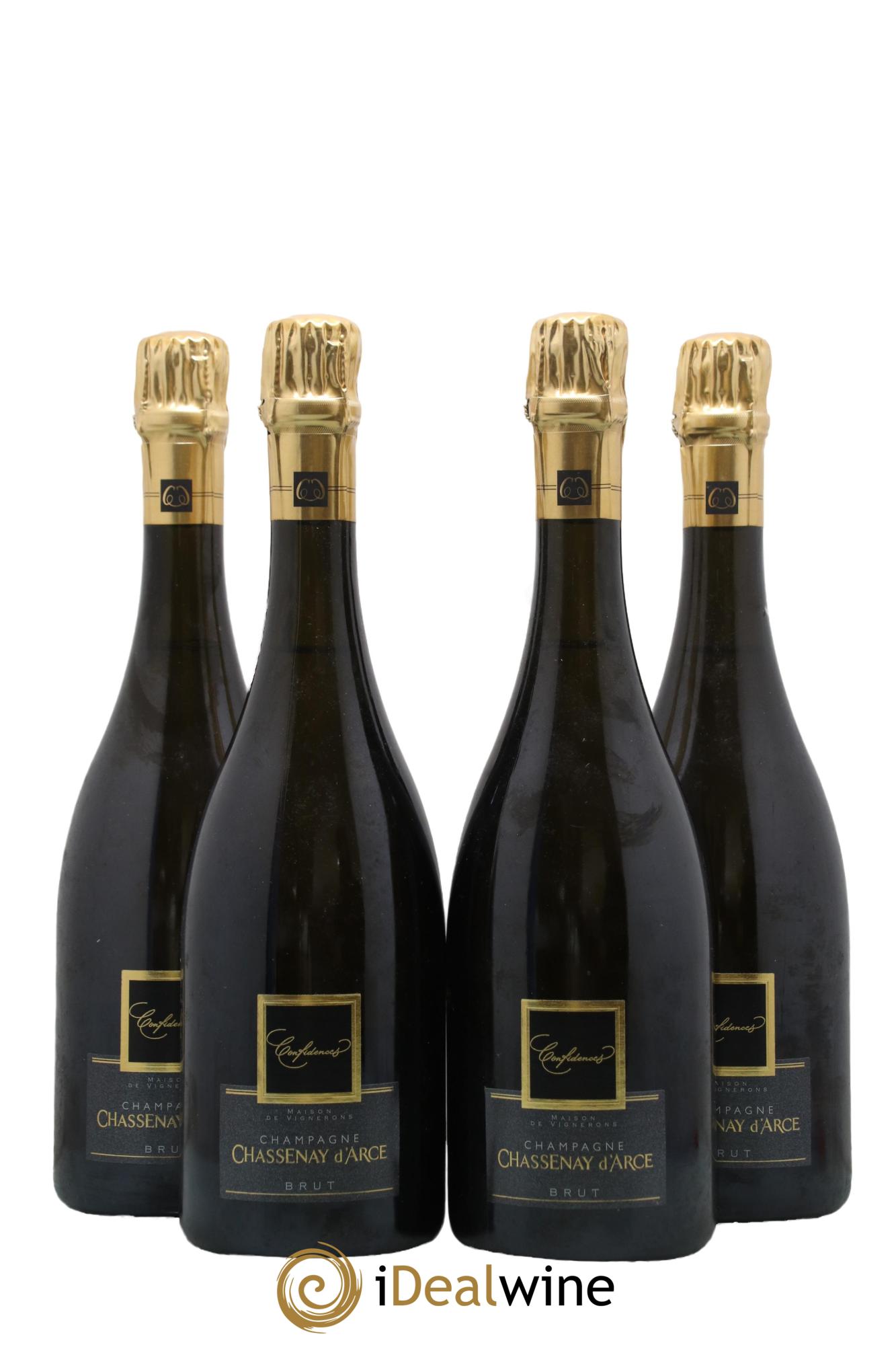Champagne Confidences Brut Chassenay D'Arce - Lot de 4 bouteilles - 0