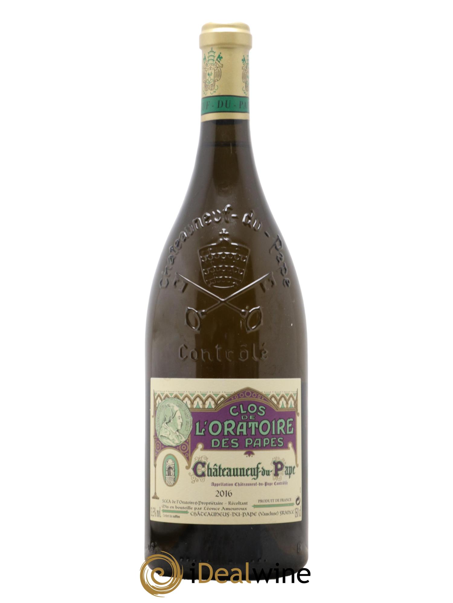 Châteauneuf-du-Pape Clos de l'Oratoire des Papes 2016 - Lot of 1 magnum - 0