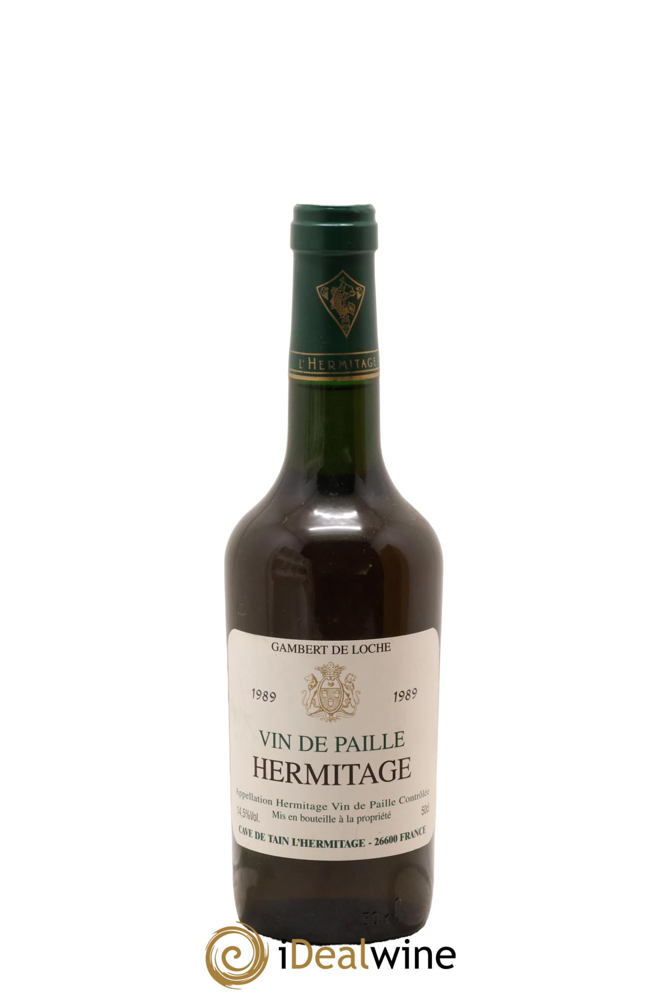Hermitage Vin de Paille Gambert de Loche Cave de Tain 1989 - Lot de 1 format 50cl - 1
