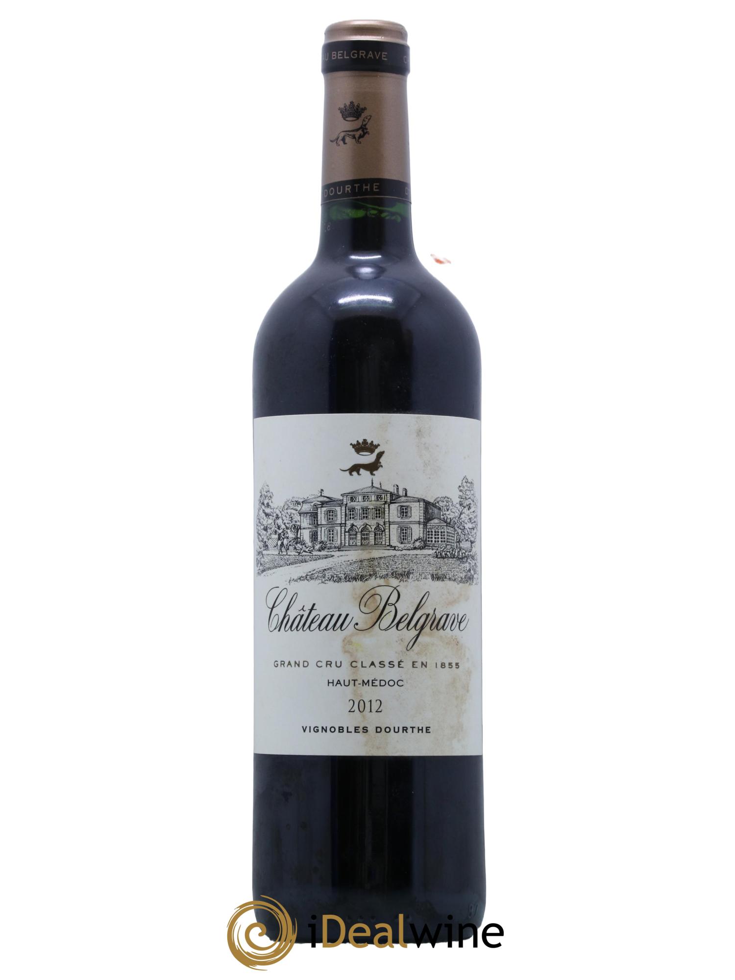Château Belgrave 5ème Grand Cru Classé 2012 - Lot de 1 bouteille - 0