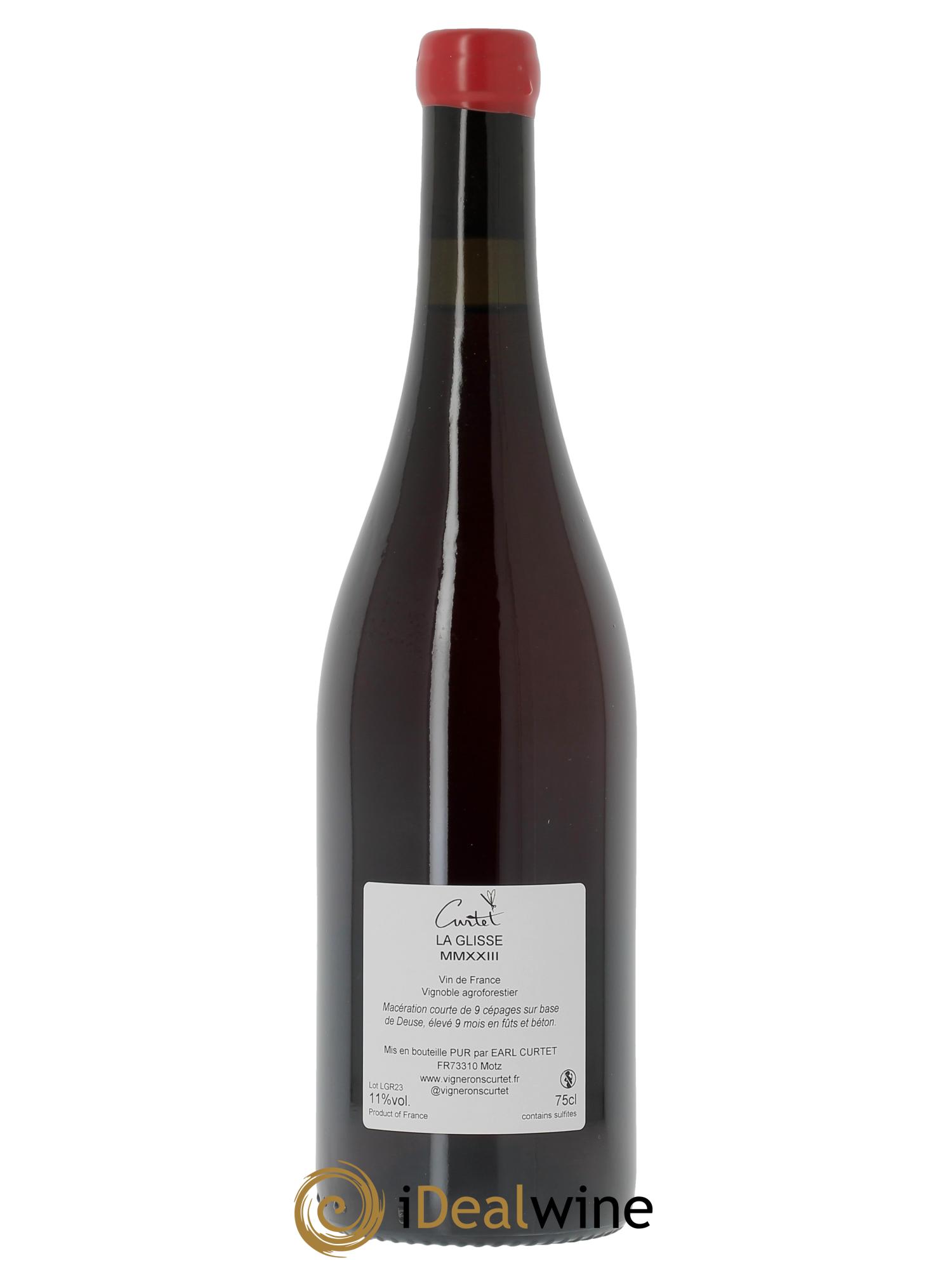 Vin de Savoie La Glisse Marie et Florian Curtet 2023 - Lot de 1 bouteille - 1