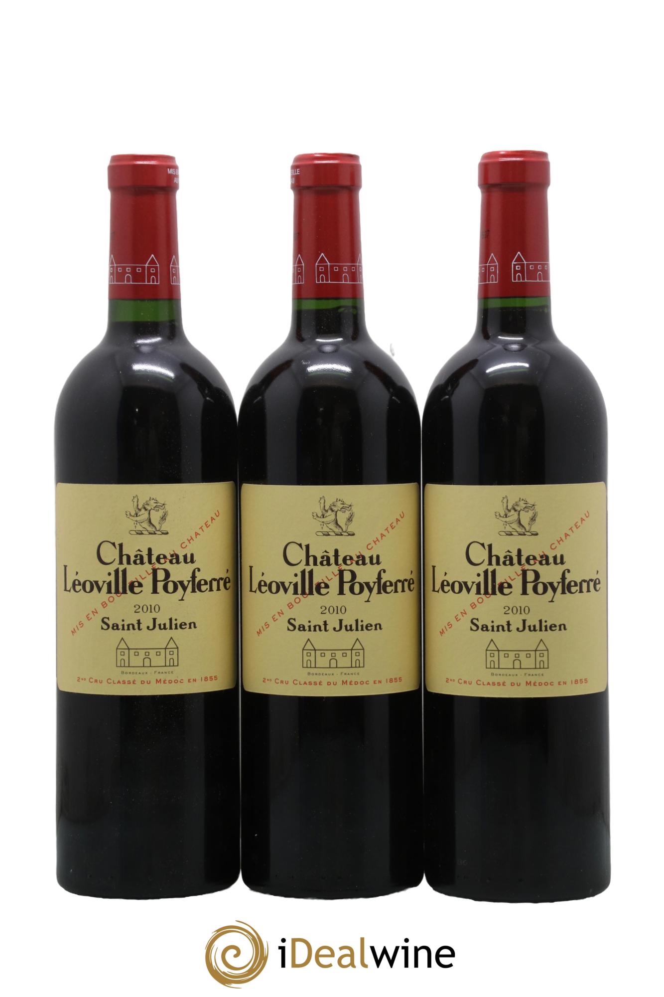 Château Léoville Poyferré 2ème Grand Cru Classé 2010 - Lotto di 6 bottiglie - 2