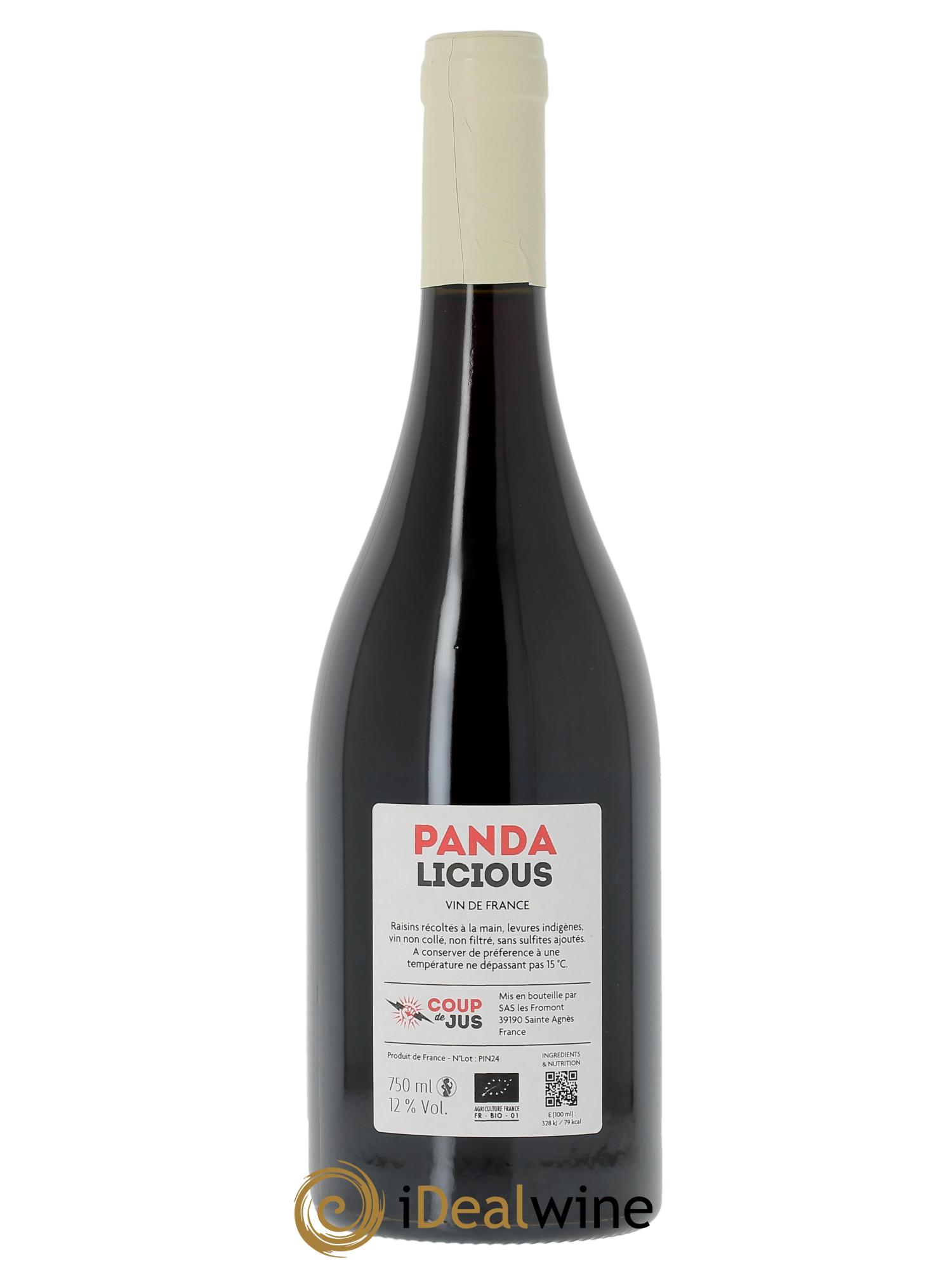 Vin de France Coup de Jus Panda Marnes Blanches (Domaine des)  2024 - Posten von 1 Flasche - 2