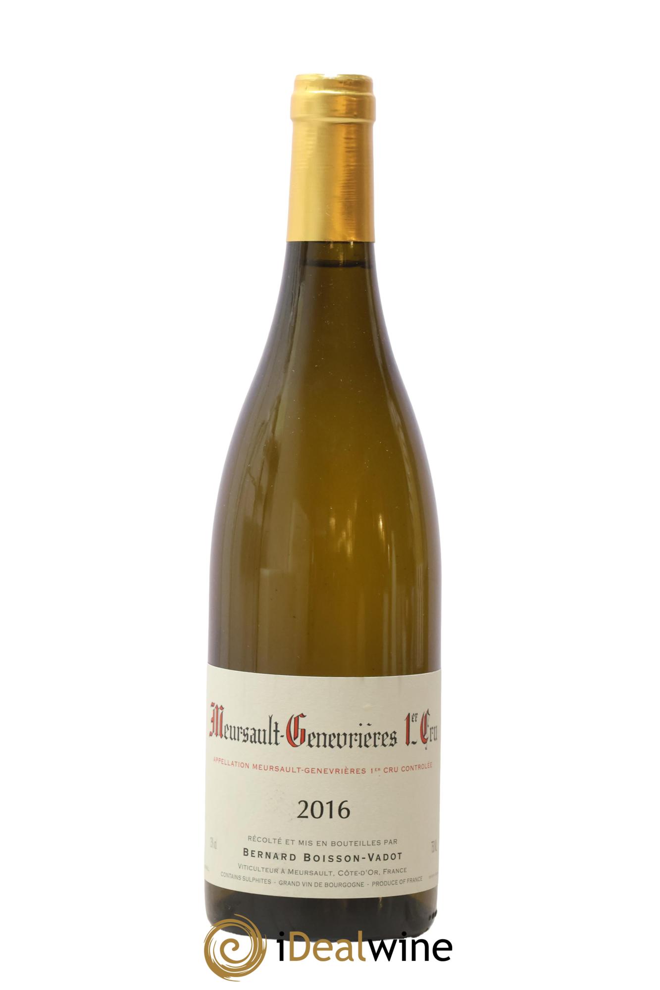 Meursault 1er Cru Genevrières Boisson-Vadot (Domaine) 2016 - Posten von 1 Flasche - 0