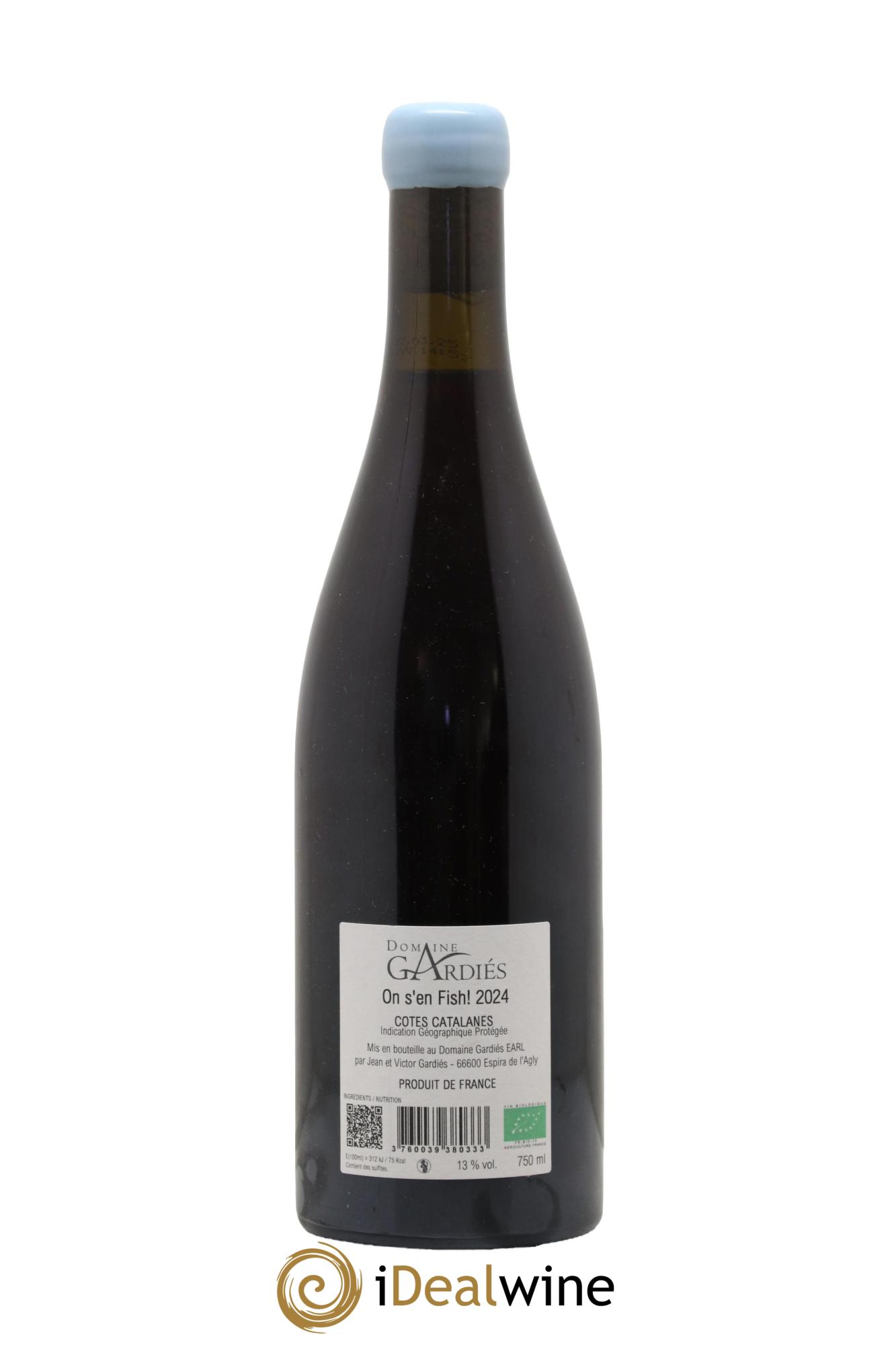 Côtes catalanes Gardiés (Domaine) On s'en fish 2024 - Lot de 1 bouteille - 1