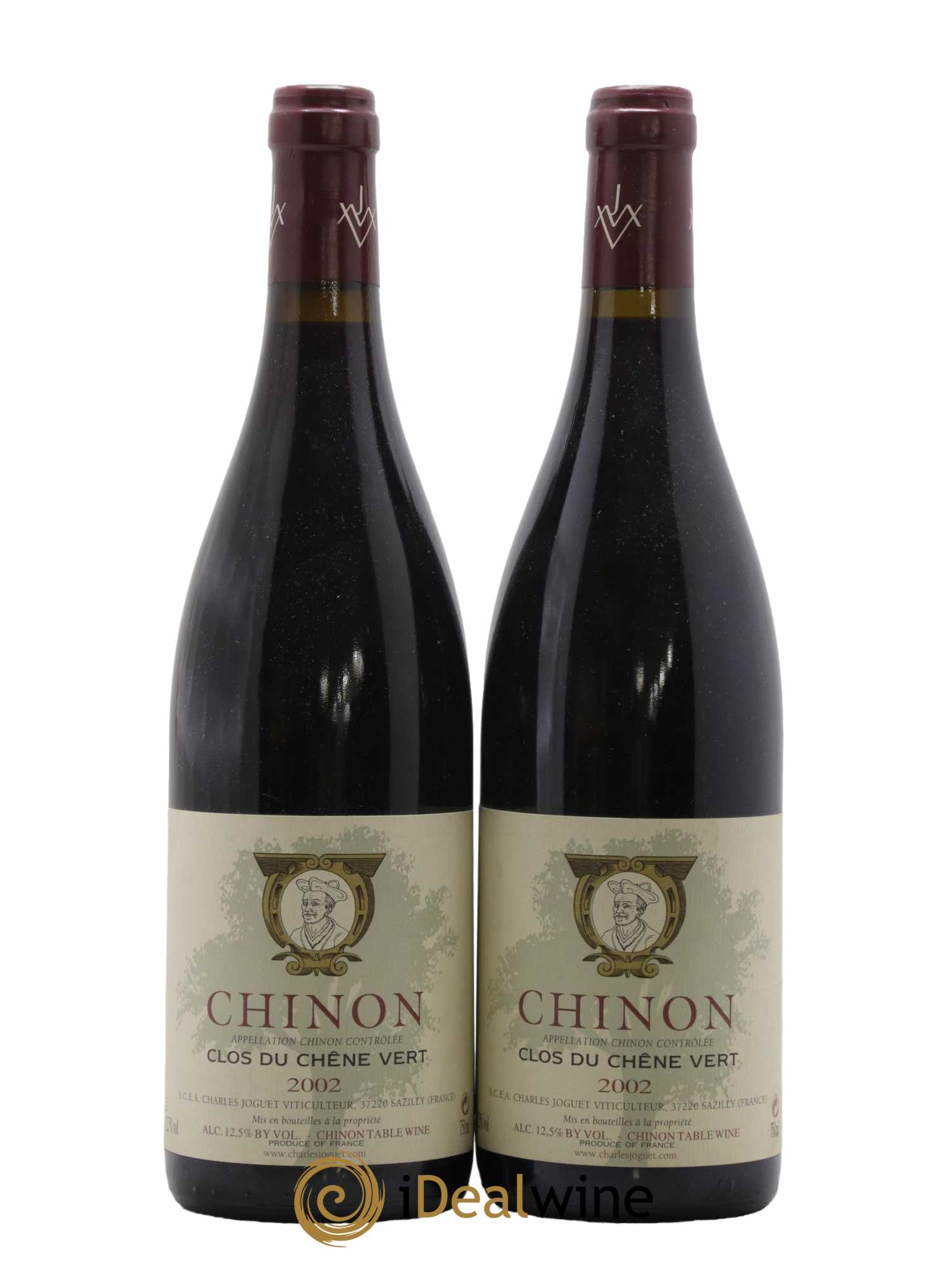 Chinon Clos du Chêne Vert Charles Joguet 2002 - Lot de 2 bouteilles - 0