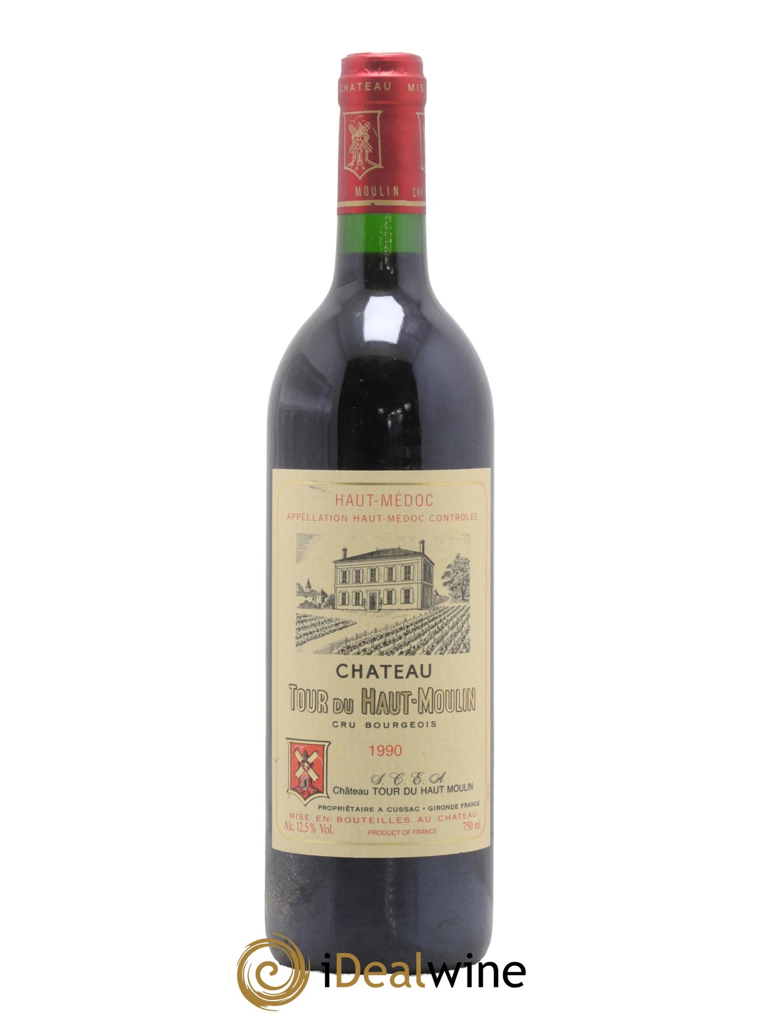 Château Tour du Haut Moulin Cru Bourgeois 1990 - Lotto di 1 bottiglia - 0
