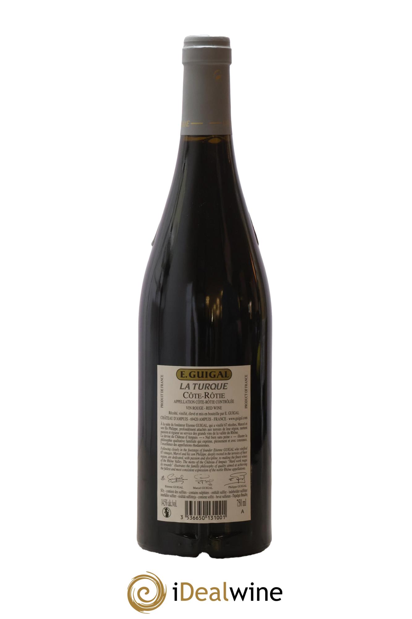 Côte-Rôtie La Turque Guigal  2018 - Lot de 1 bouteille - 1
