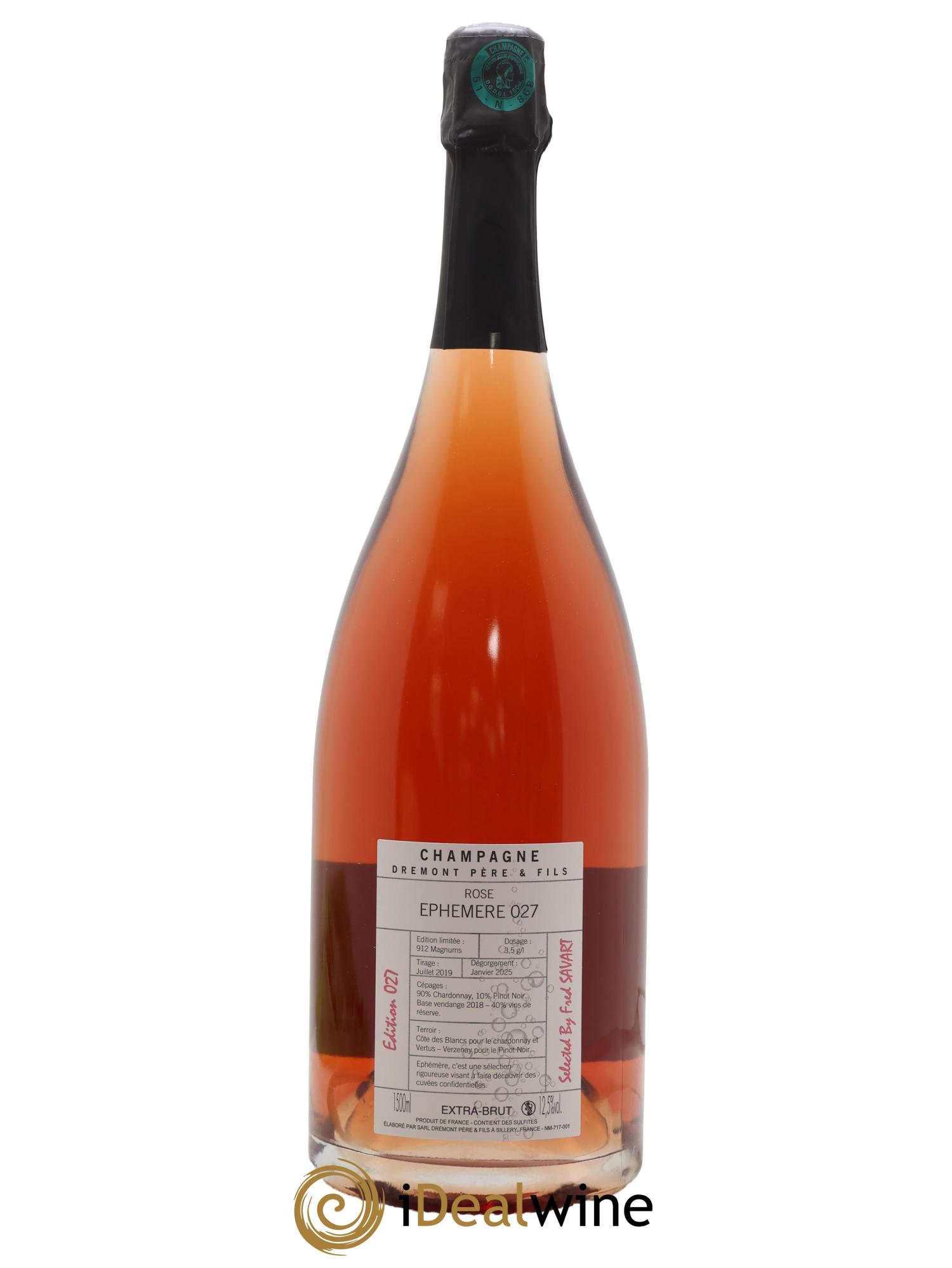 Champagne - Cuvée Ephémère 027 Frédéric Savart - Posten von 1 Magnum - 1