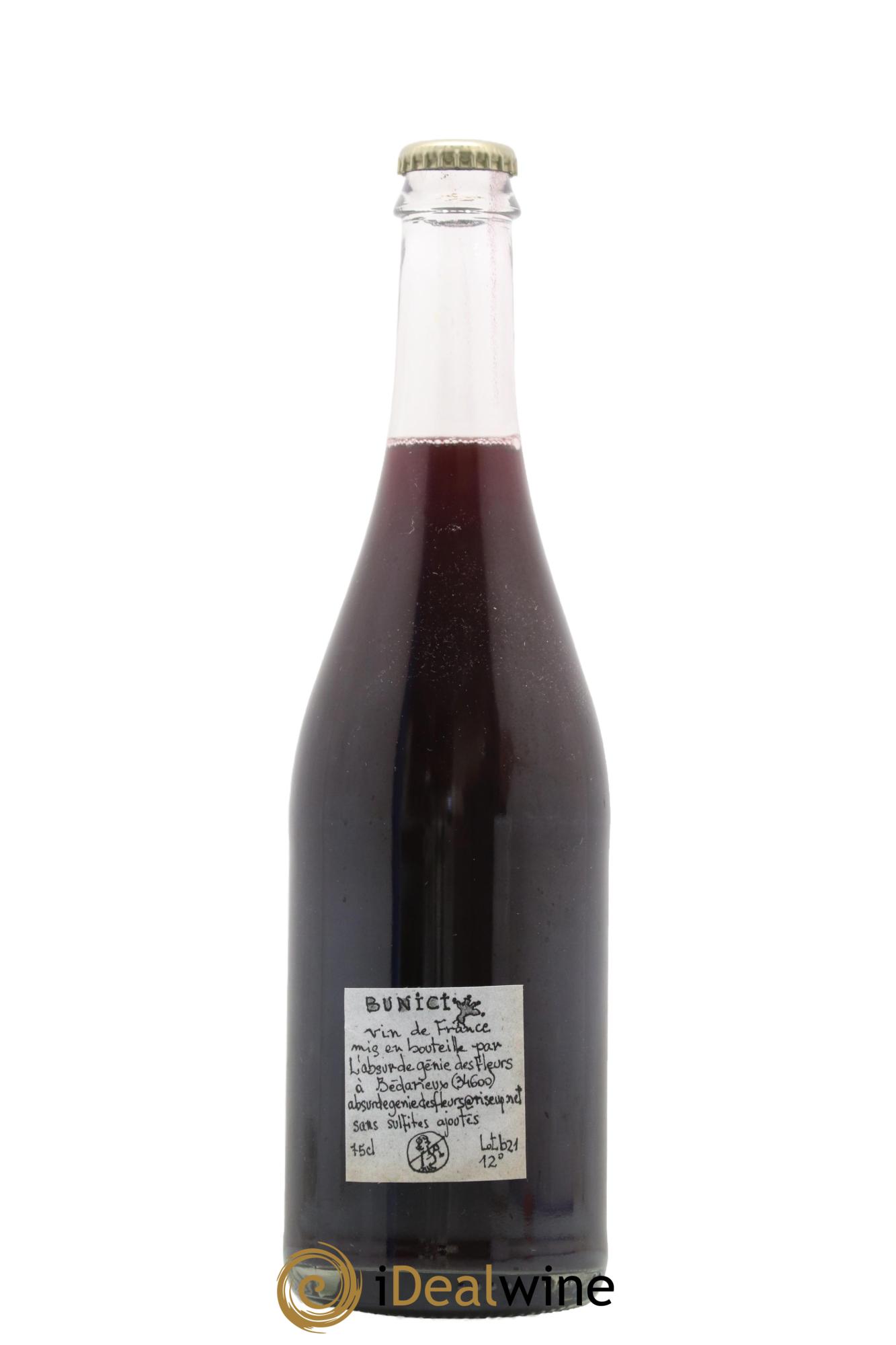 Vin de France Absurde Genie Des Fleurs Bunici 2021 - Lot de 1 bouteille - 1
