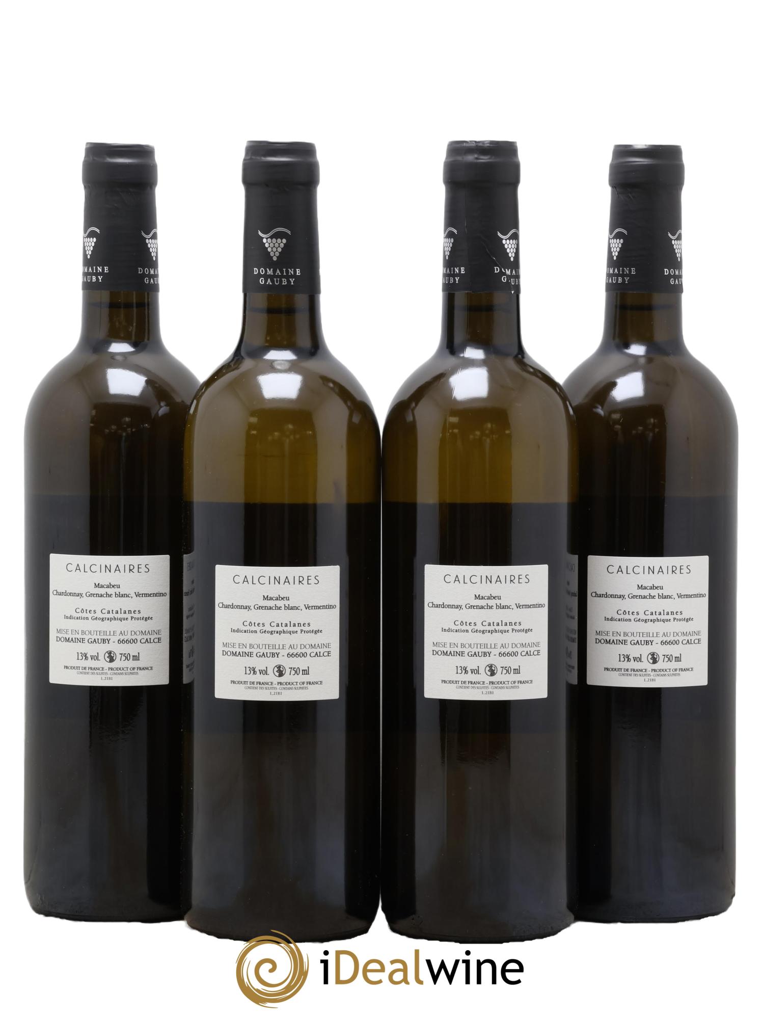 Côtes Catalanes Les Calcinaires Gauby (Domaine) 2021 - Lot de 4 bouteilles - 1