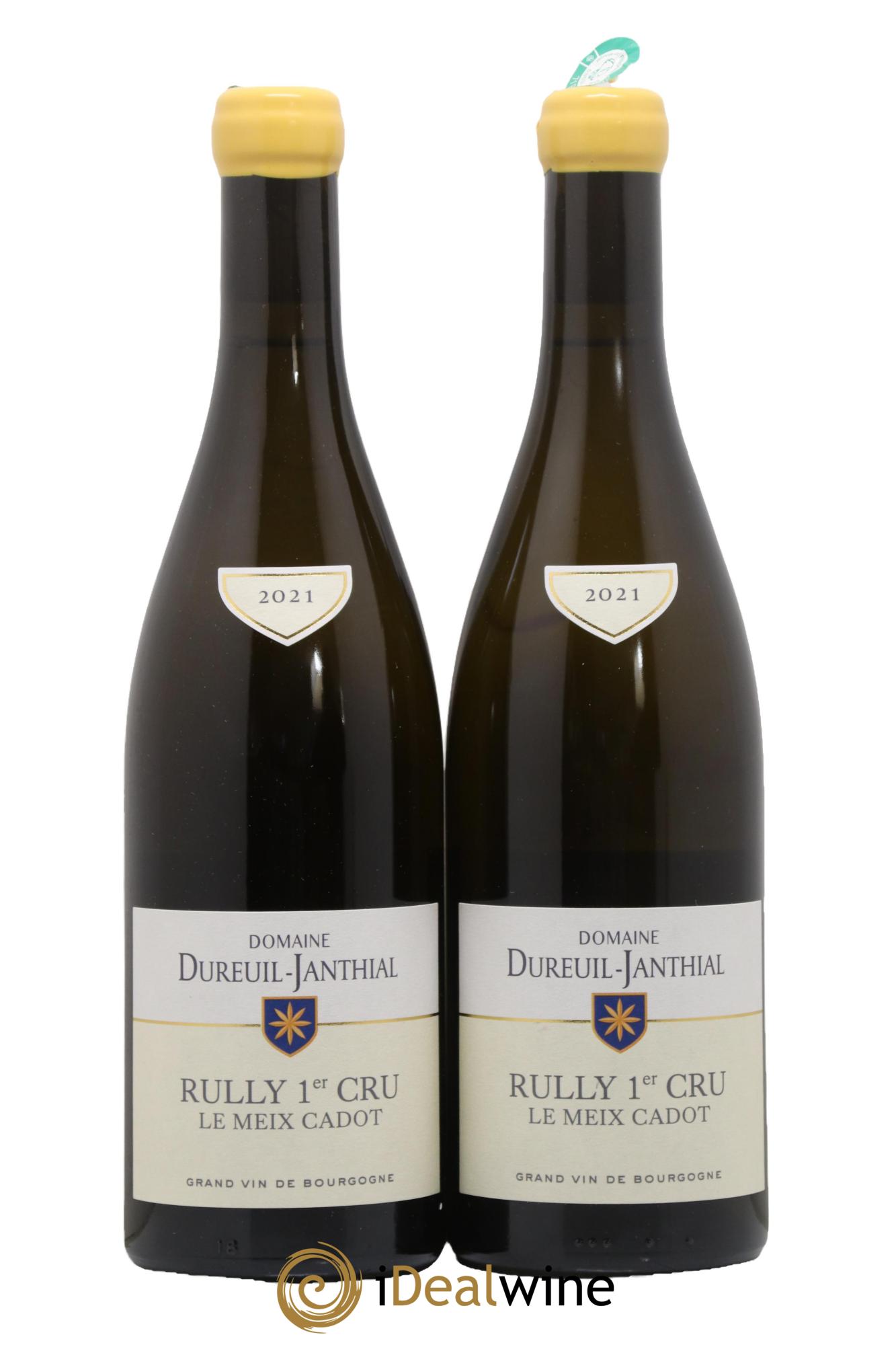 Rully 1er Cru Le Meix Cadot Vincent Dureuil-Janthial 2021 - Lot de 2 bouteilles - 0