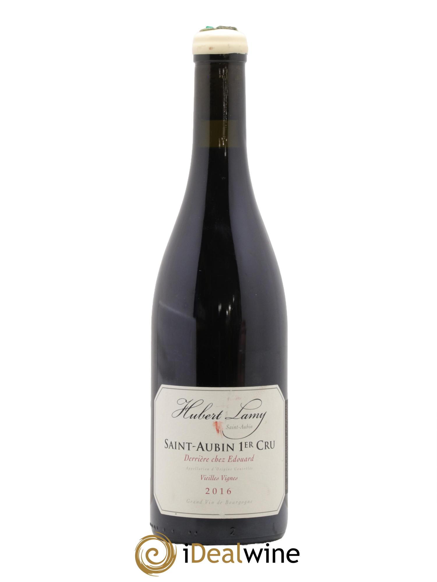Saint-Aubin 1er Cru Derrière chez Edouard Vieilles Vignes Hubert Lamy 2016 - Lot de 1 bouteille - 0