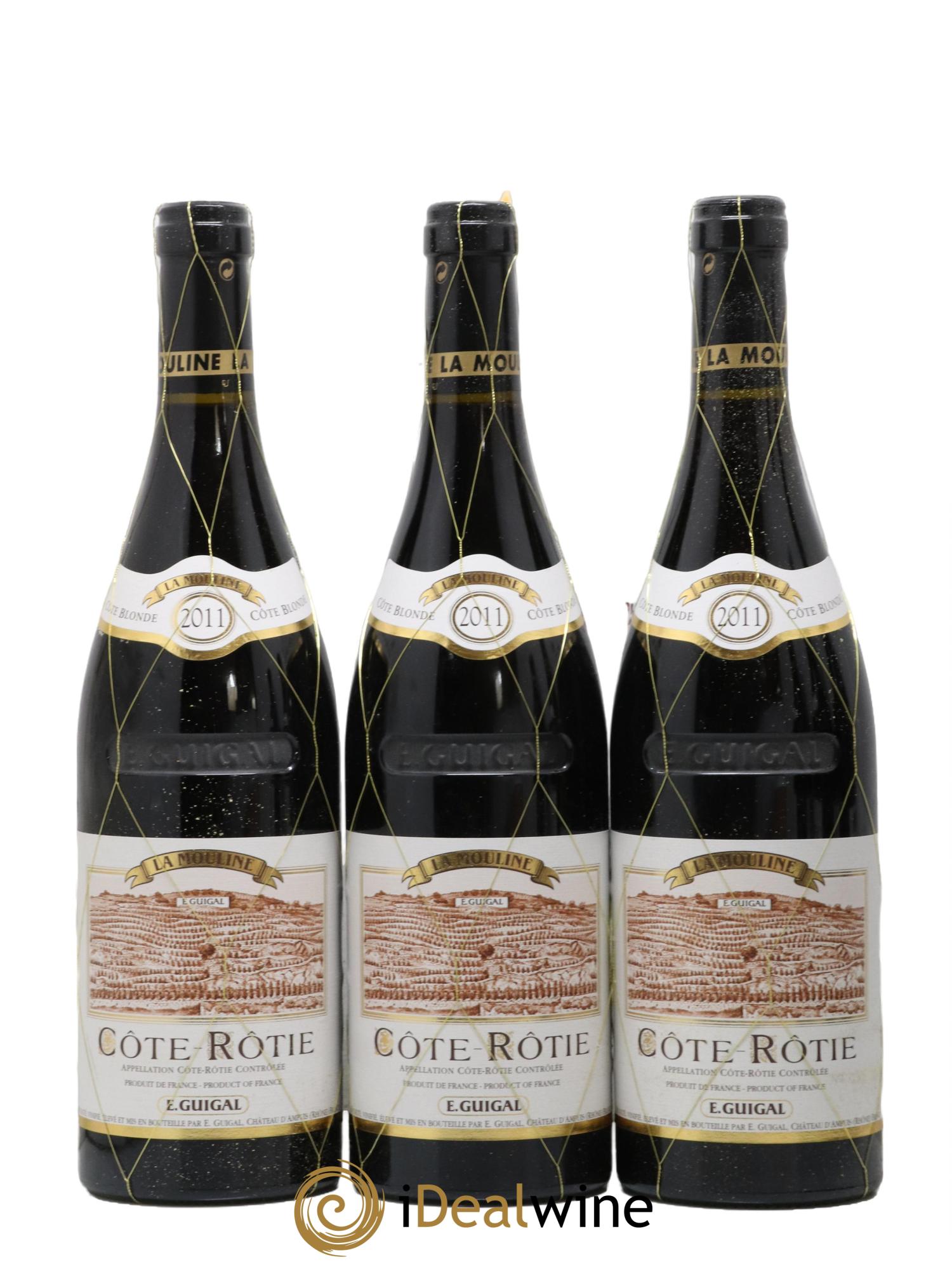 Côte-Rôtie La Mouline Guigal 2011 - Posten von 6 Flaschen - 1