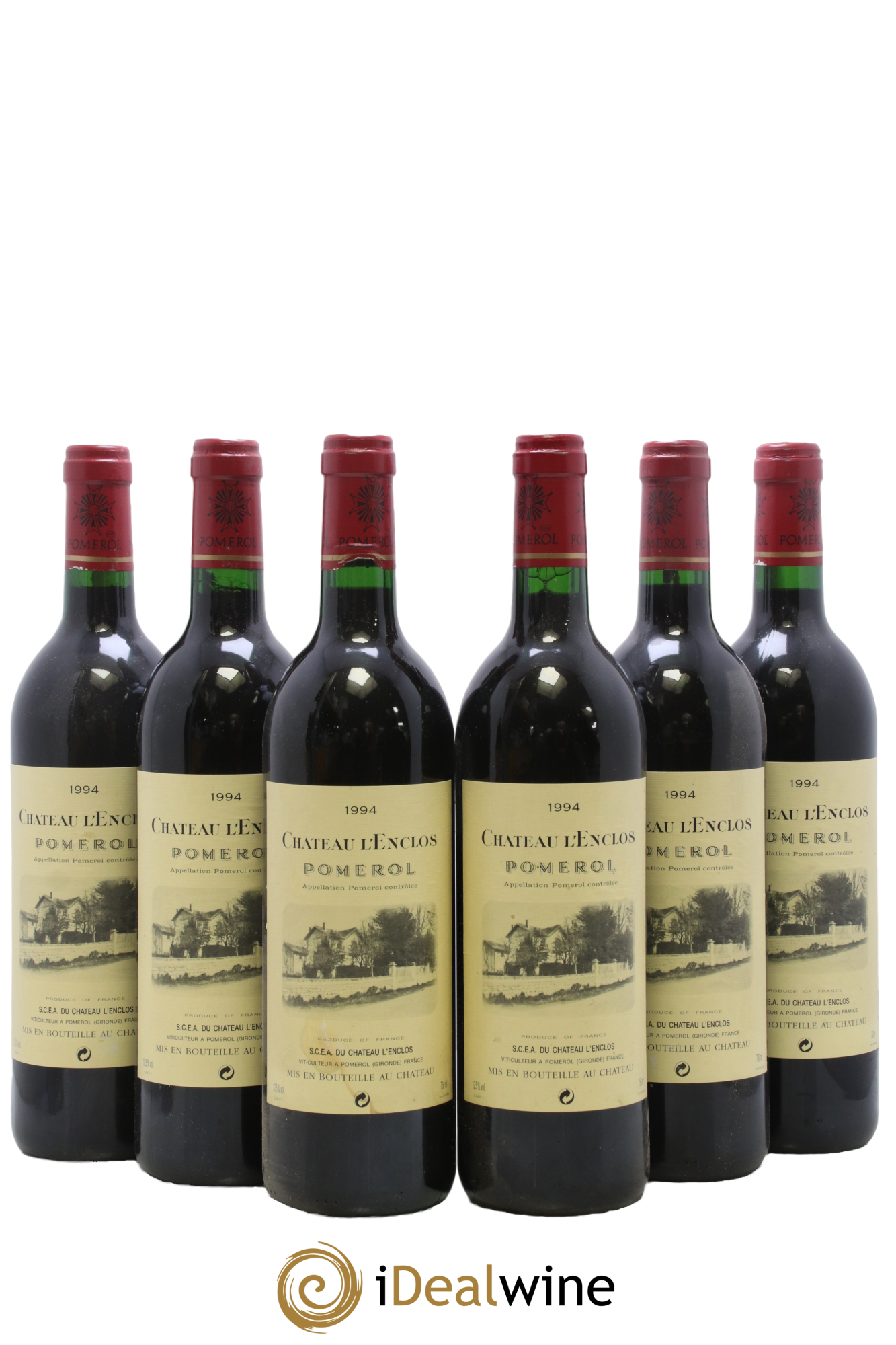Château l' Enclos 1994 - Lot de 6 bouteilles - 0