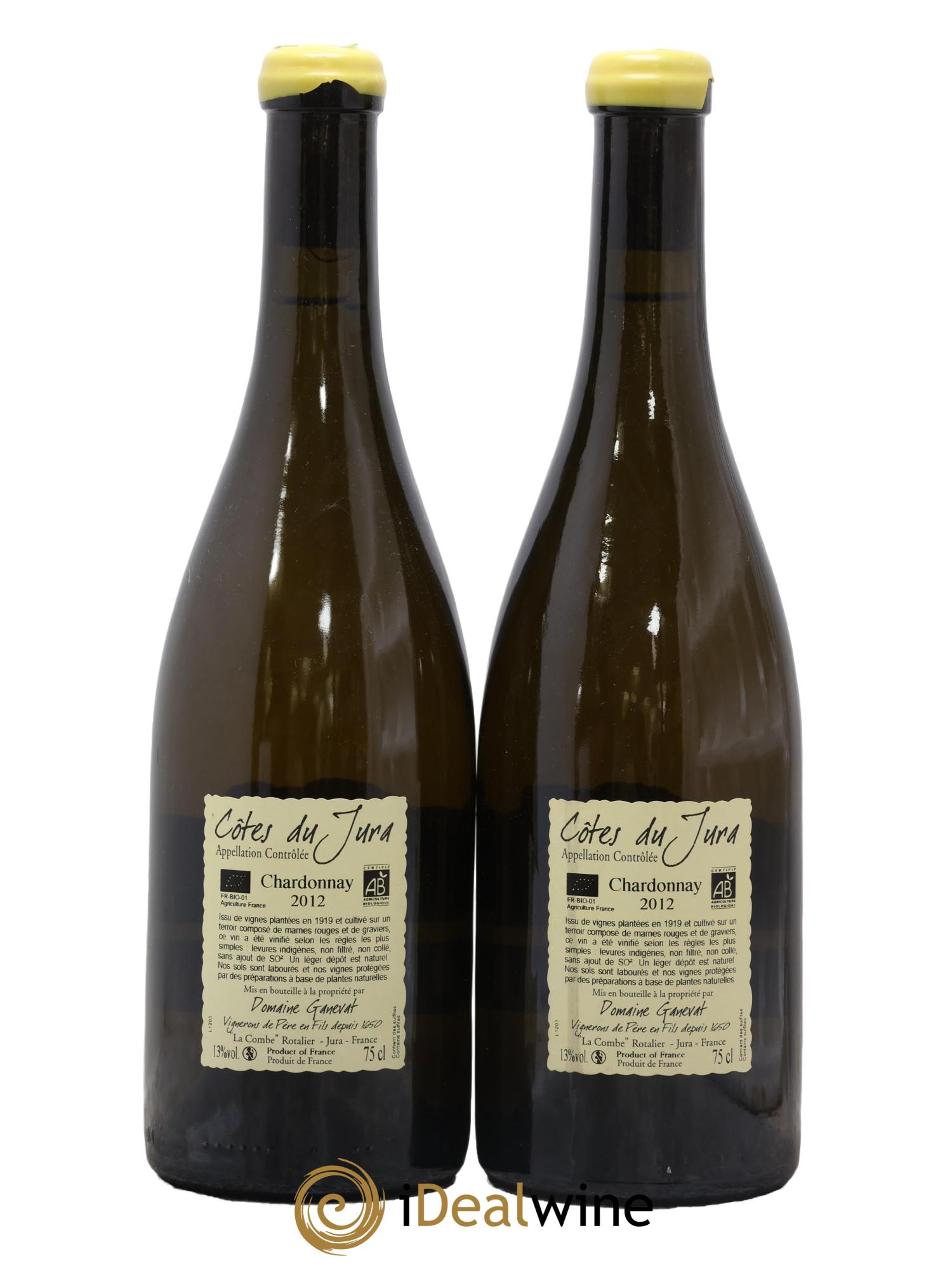 Côtes du Jura Les Grands Teppes Vieilles Vignes Jean-François Ganevat (Domaine) 2012 - Posten von 2 Flaschen - 1