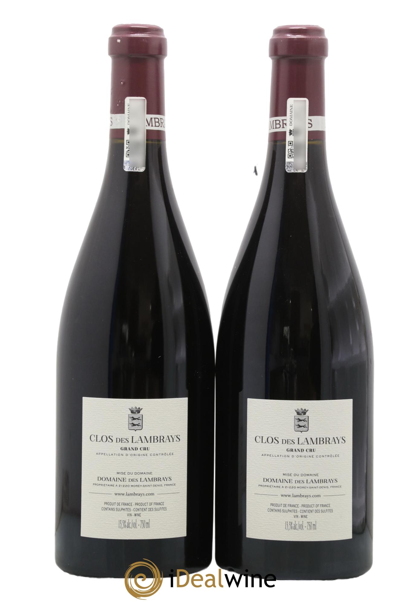 Clos des Lambrays Grand Cru Domaine des Lambrays 2020 - Lot de 2 bouteilles - 1
