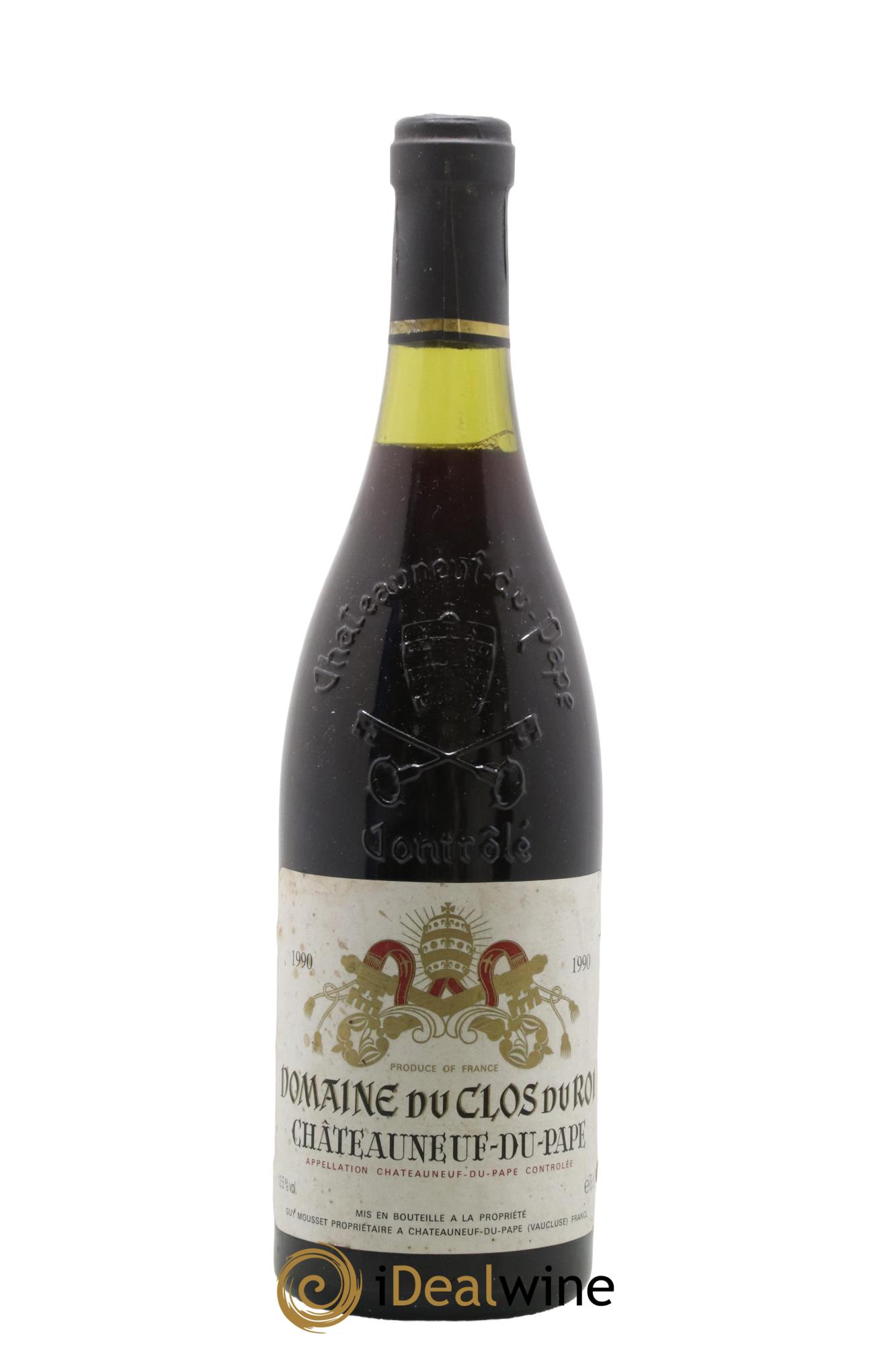 Châteauneuf-du-Pape Domaine Clos du Roi 1990 - Lot de 1 bouteille - 0