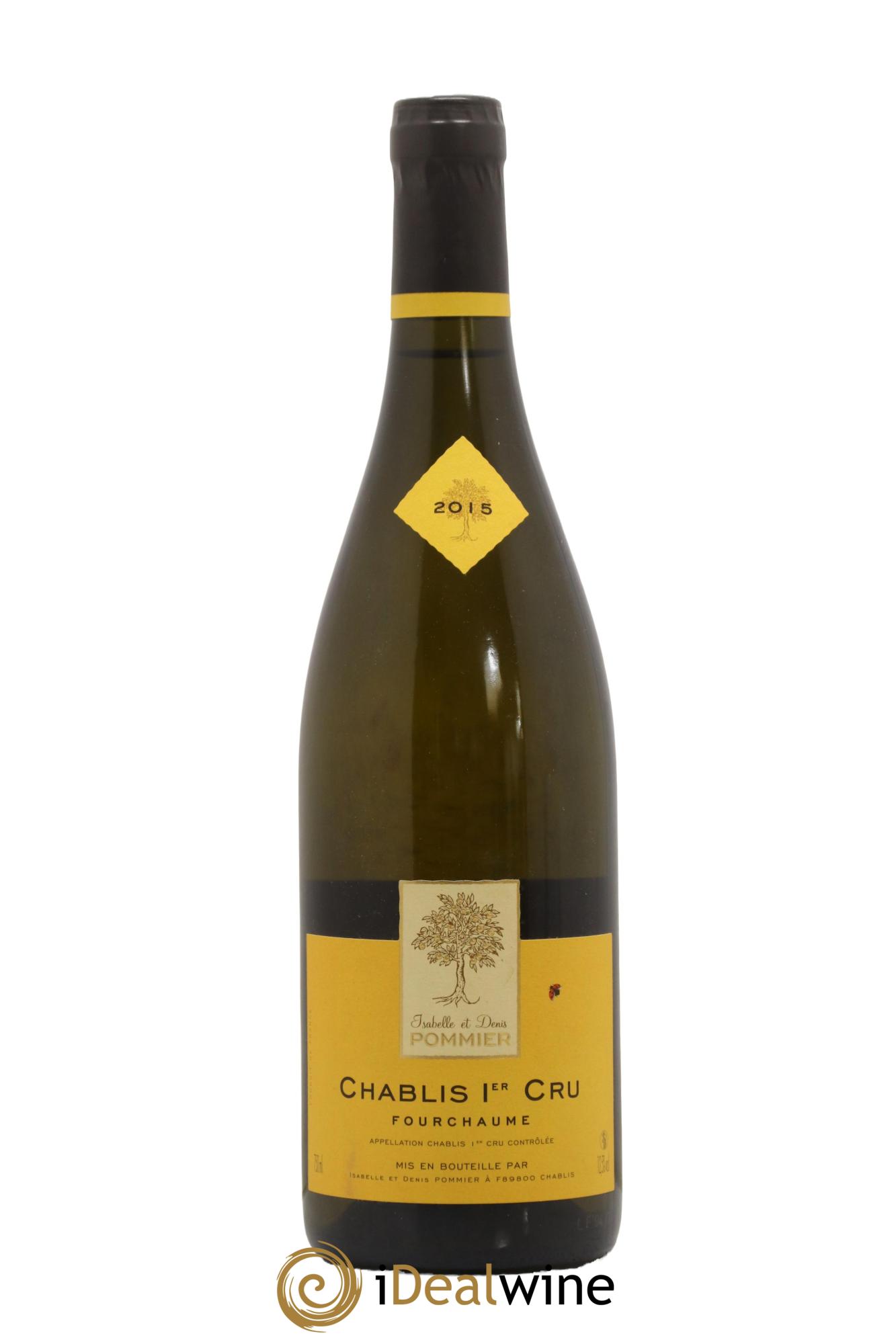Chablis 1er Cru Fourchaume Domaine Pommier 2015 - Lot de 1 bouteille - 0