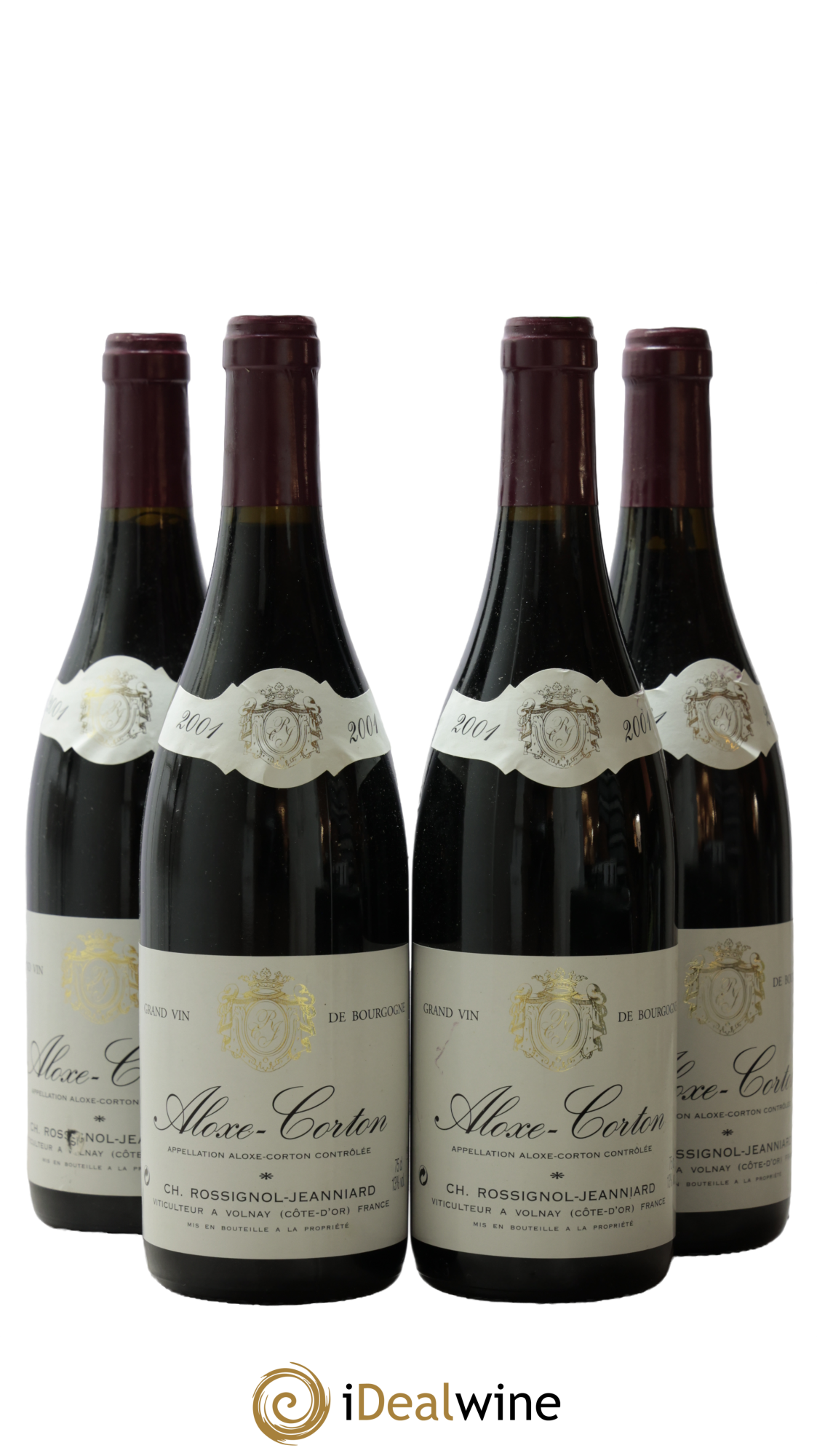 Aloxe-Corton Château Rossignol Jeanniard 2001 - Posten von 4 Flaschen - 0