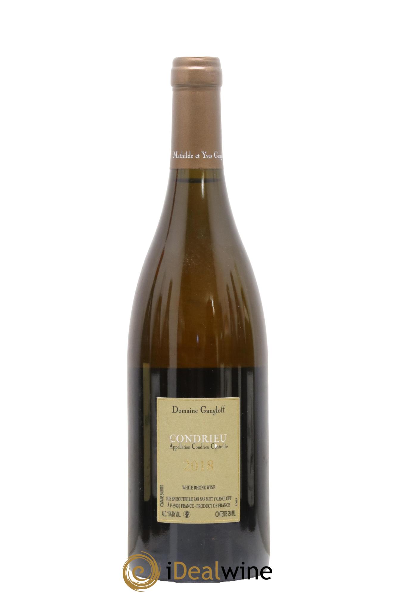 Condrieu Domaine Gangloff (Domaine) 2018 - Lot de 1 bouteille - 1