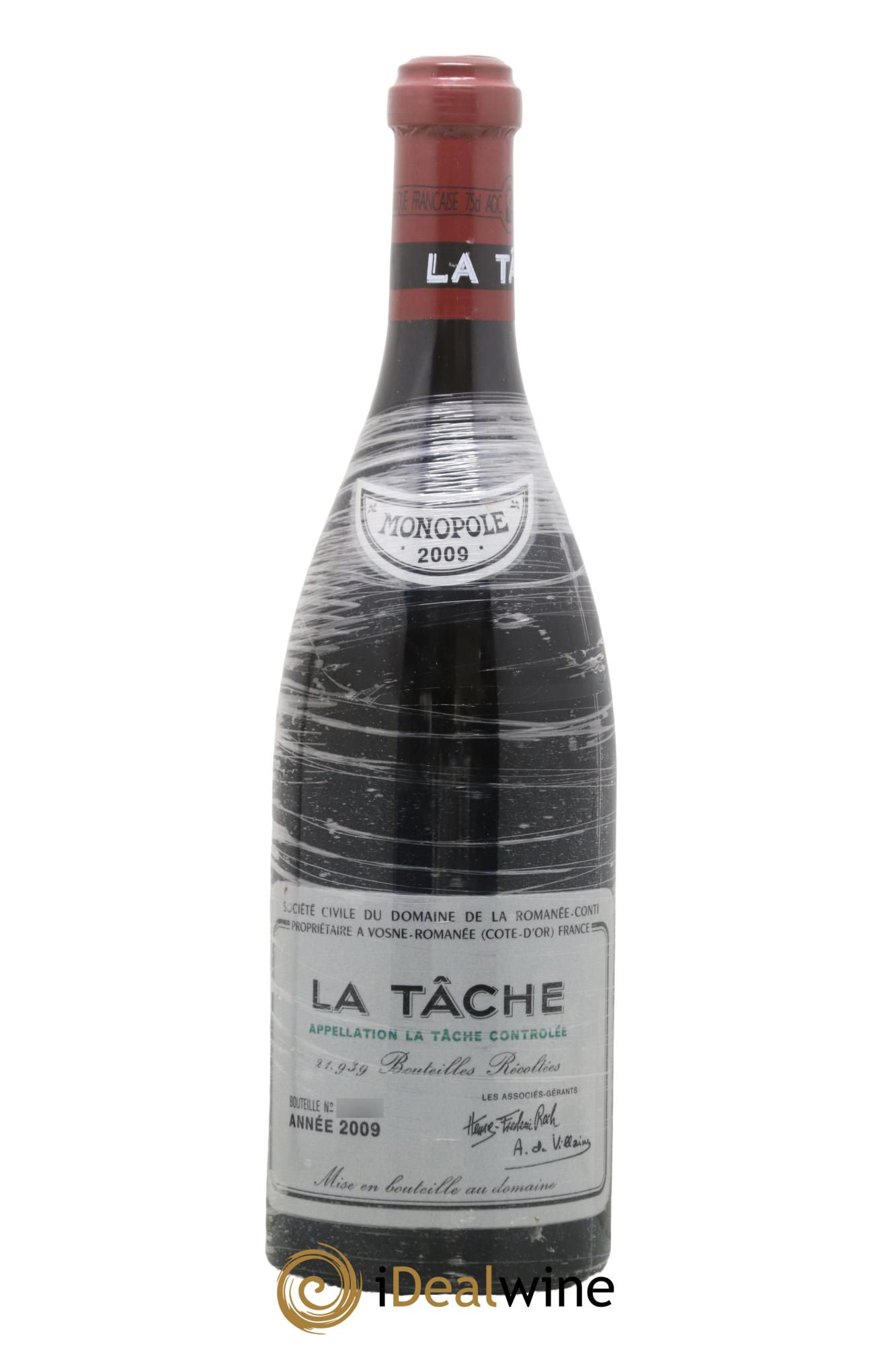 La Tâche Grand Cru Domaine de la Romanée-Conti 2009 - Lotto di 1 bottiglia - 0