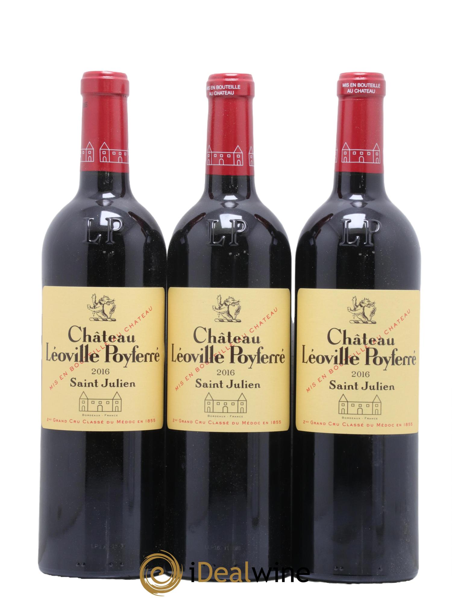 Château Léoville Poyferré 2ème Grand Cru Classé 2016 - Lot de 6 bouteilles - 2