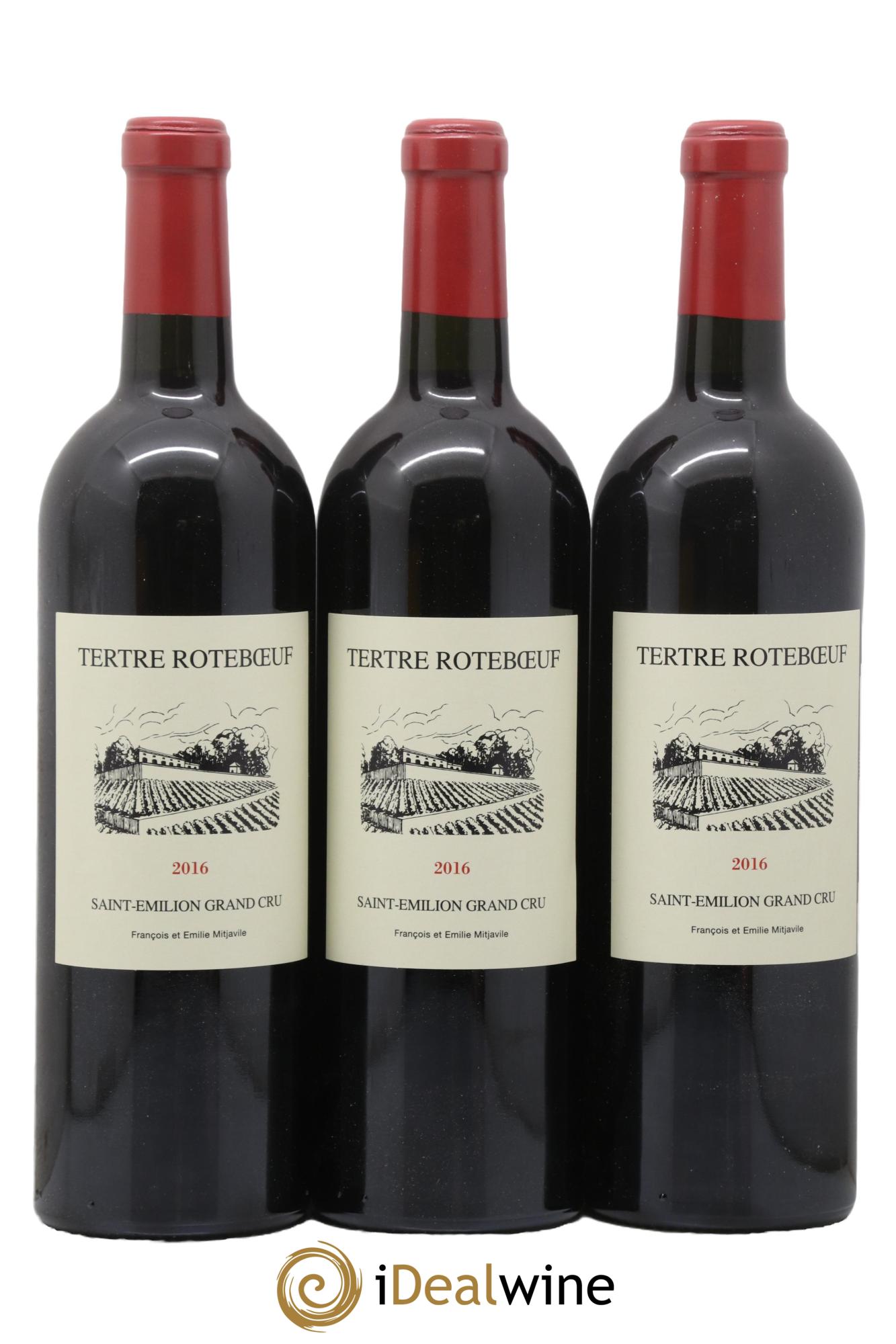 Château Tertre Roteboeuf 2016 - Lotto di 3 bottiglie - 0
